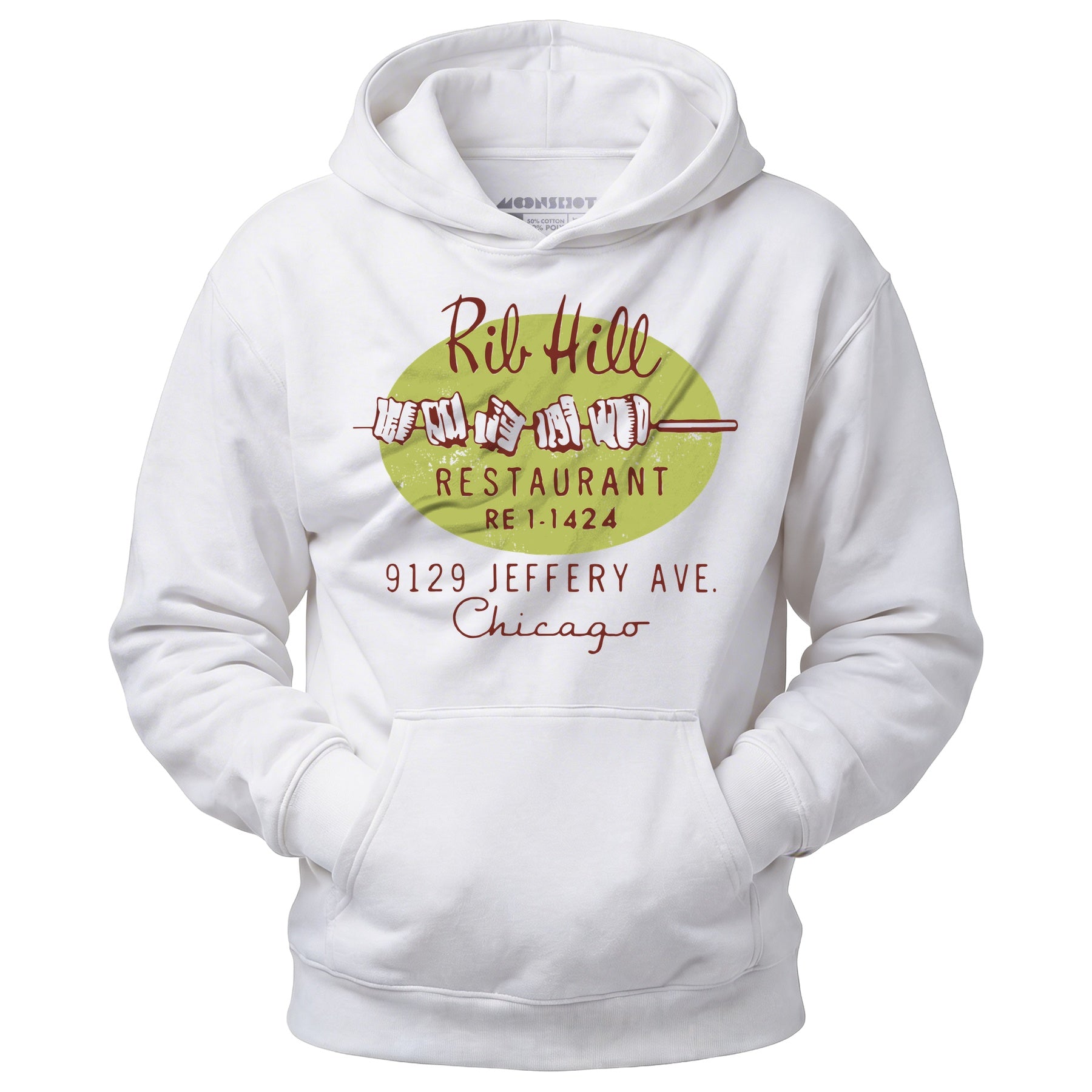 Rib Hill - Chicago, IL - Vintage Restaurant - Unisex Hoodie