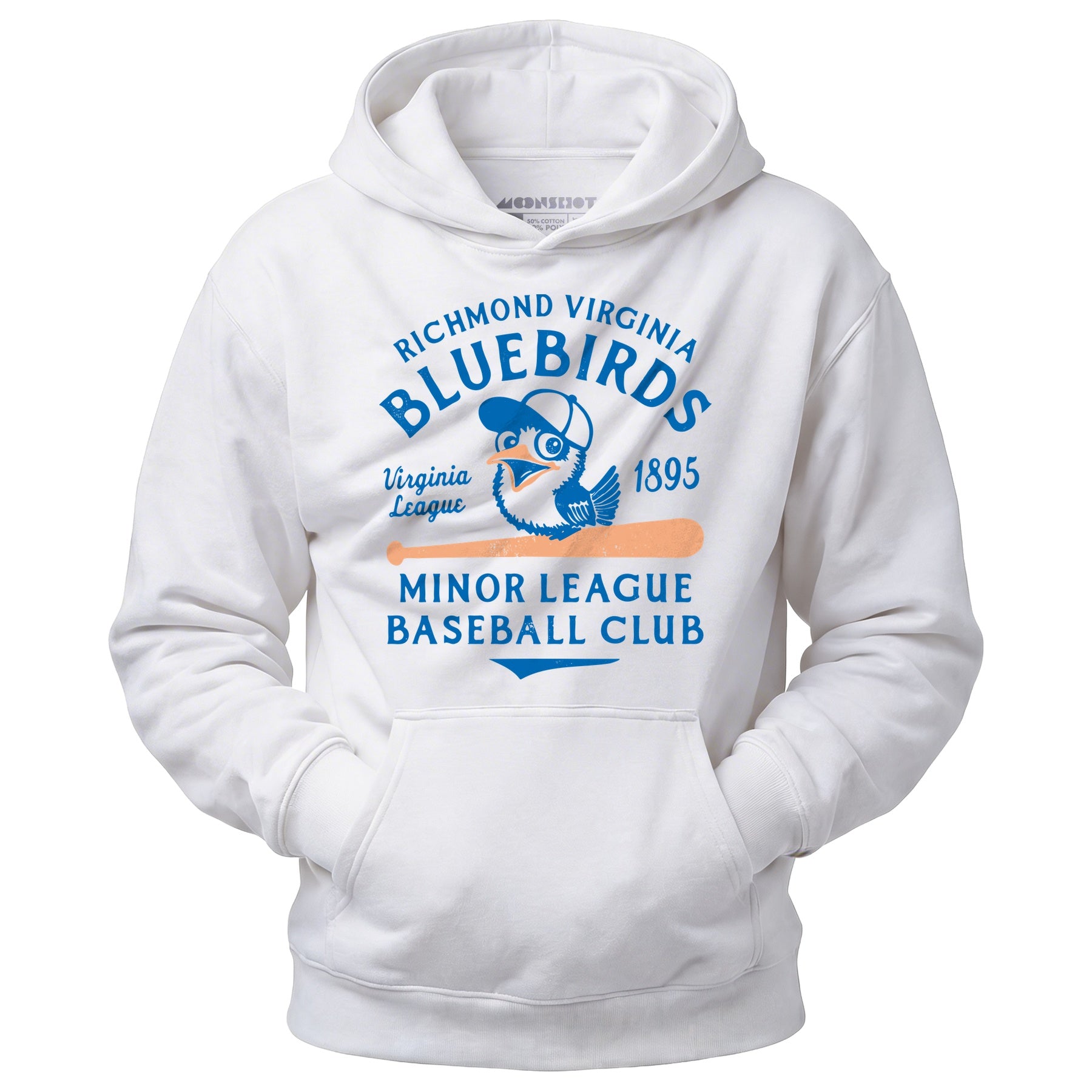 Richmond Bluebirds - Virginia - Vintage Defunct Baseball Teams - Unisex Hoodie