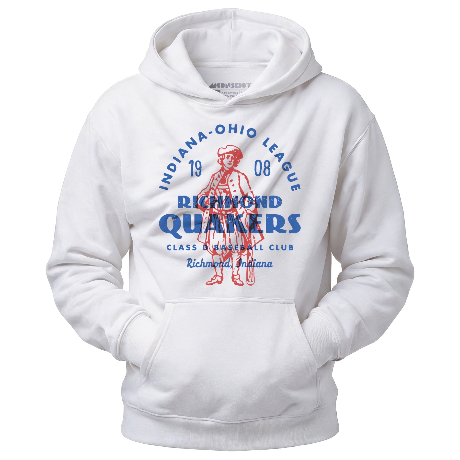 Richmond Quakers - Indiana - Vintage Defunct Baseball Teams - Unisex Hoodie