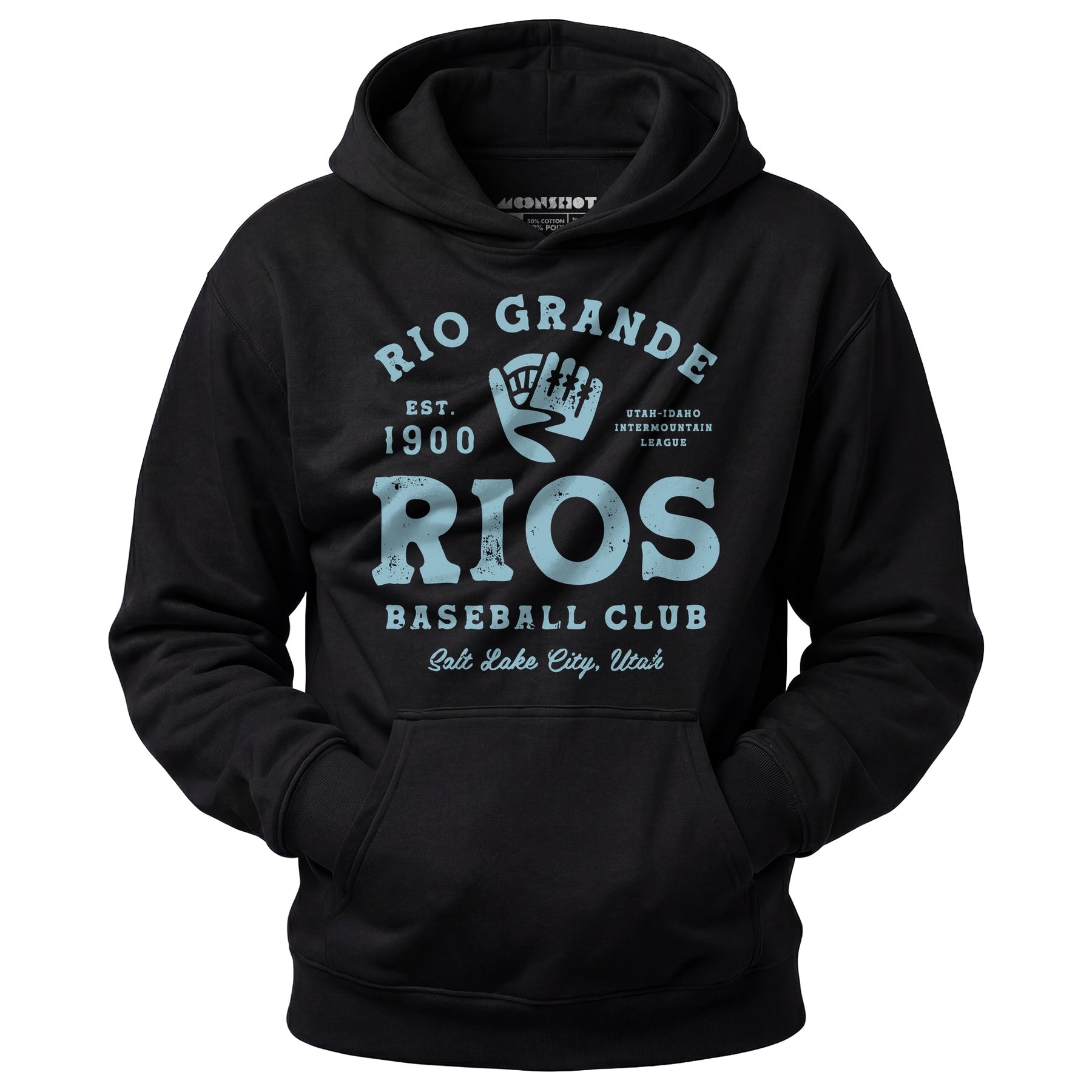 Rio Grande Rios - Utah - Vintage Defunct Baseball Teams - Unisex Hoodie