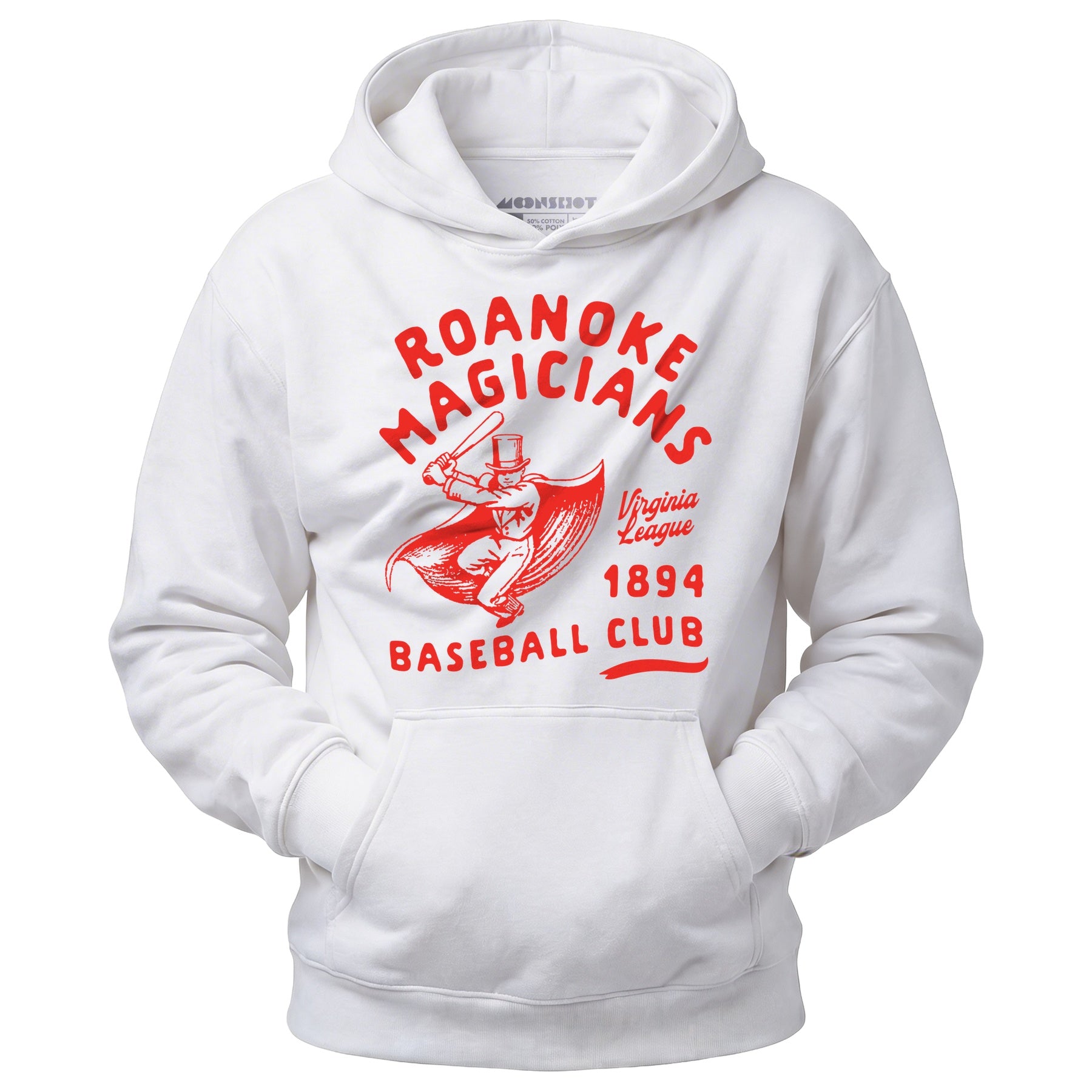 Roanoke Magicians - Virginia - Vintage Defunct Baseball Teams - Unisex Hoodie