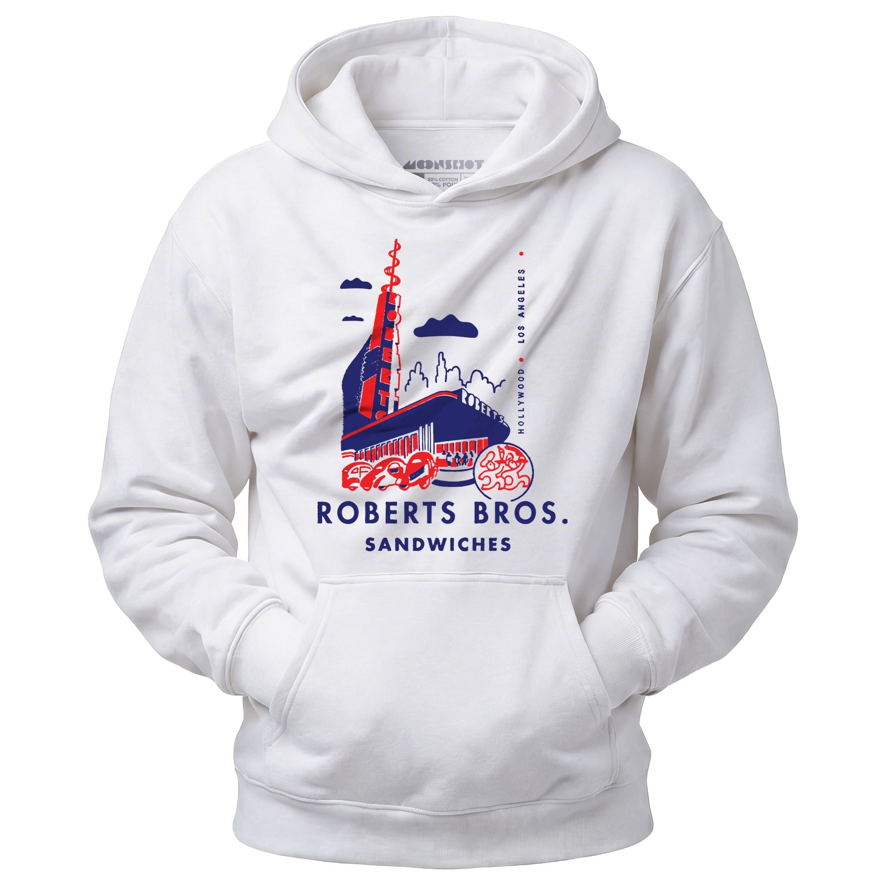 Roberts Bros Sandwiches - Los Angeles, CA - Vintage Restaurant - Unisex Hoodie