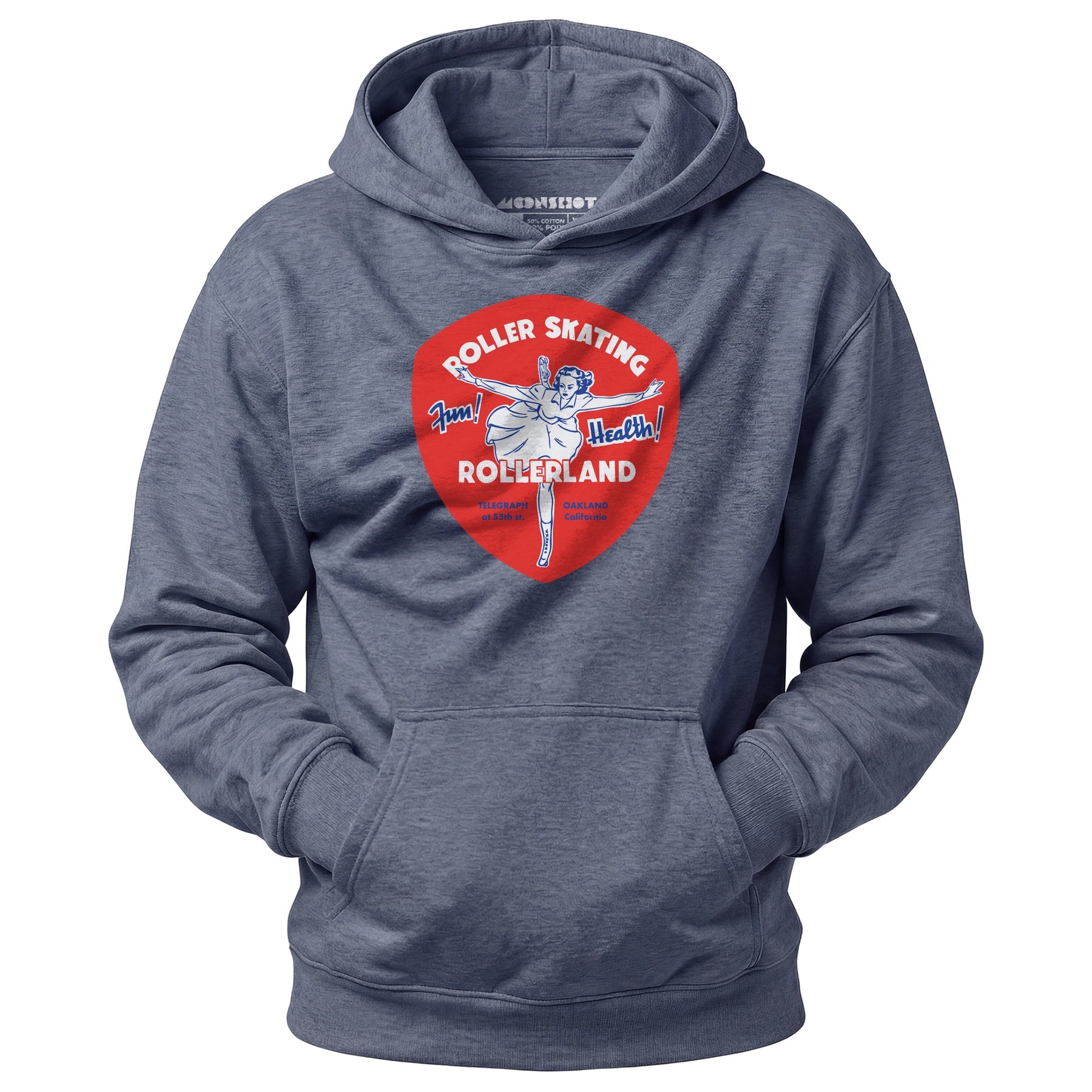 Rollerland - Oakland, CA - Vintage Roller Rink - Unisex Hoodie