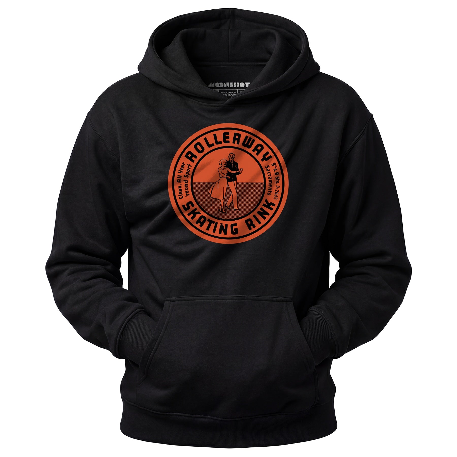 Rollerway - Sacramento, CA - Vintage Roller Rink - Unisex Hoodie