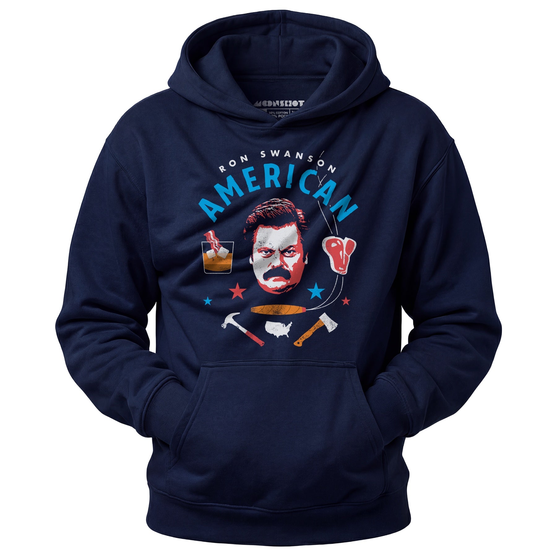 Ron Swanson American - Unisex Hoodie