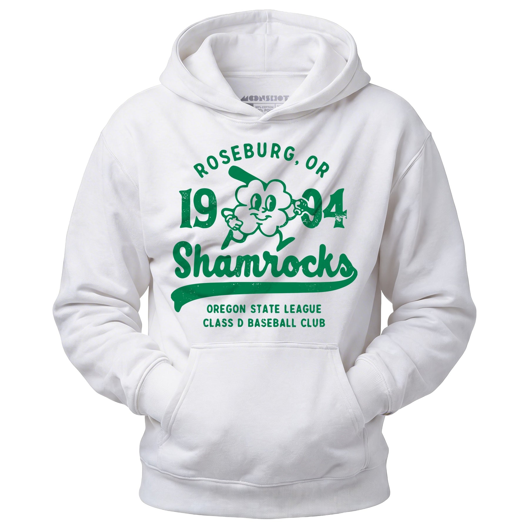 Roseburg Shamrocks - Oregon - Vintage Defunct Baseball Teams - Unisex Hoodie