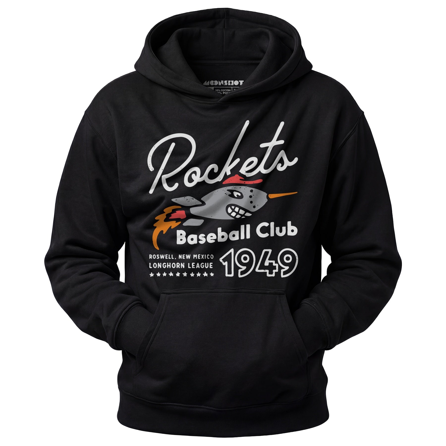 Roswell Rockets - New Mexico - Vintage Defunct Baseball Teams - Unisex Hoodie