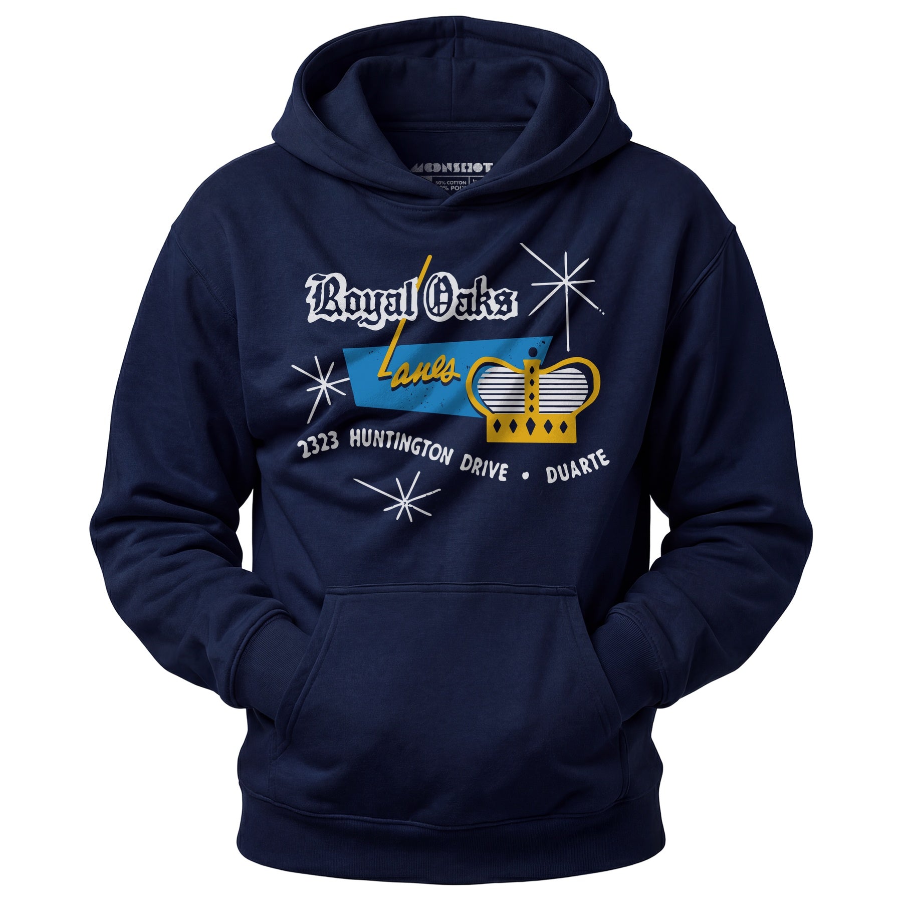 Royal Oaks Lanes - Duarte, CA - Vintage Bowling Alley - Unisex Hoodie