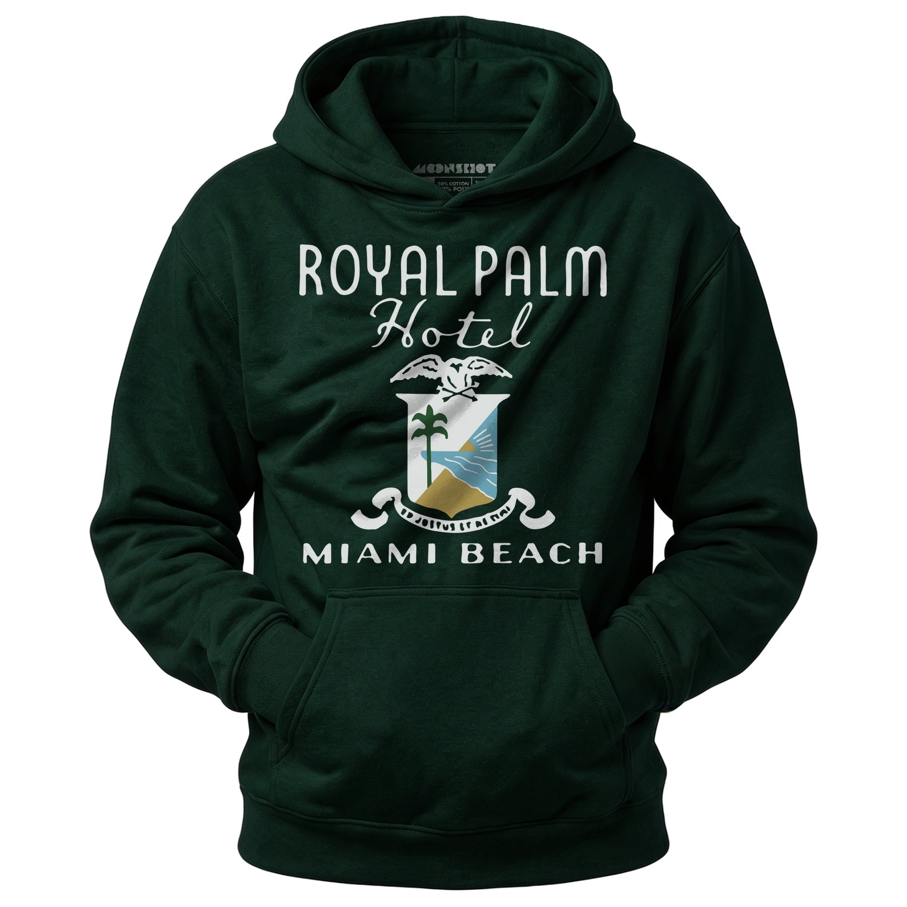 Royal Palm - Miami, FL - Vintage Hotel - Unisex Hoodie