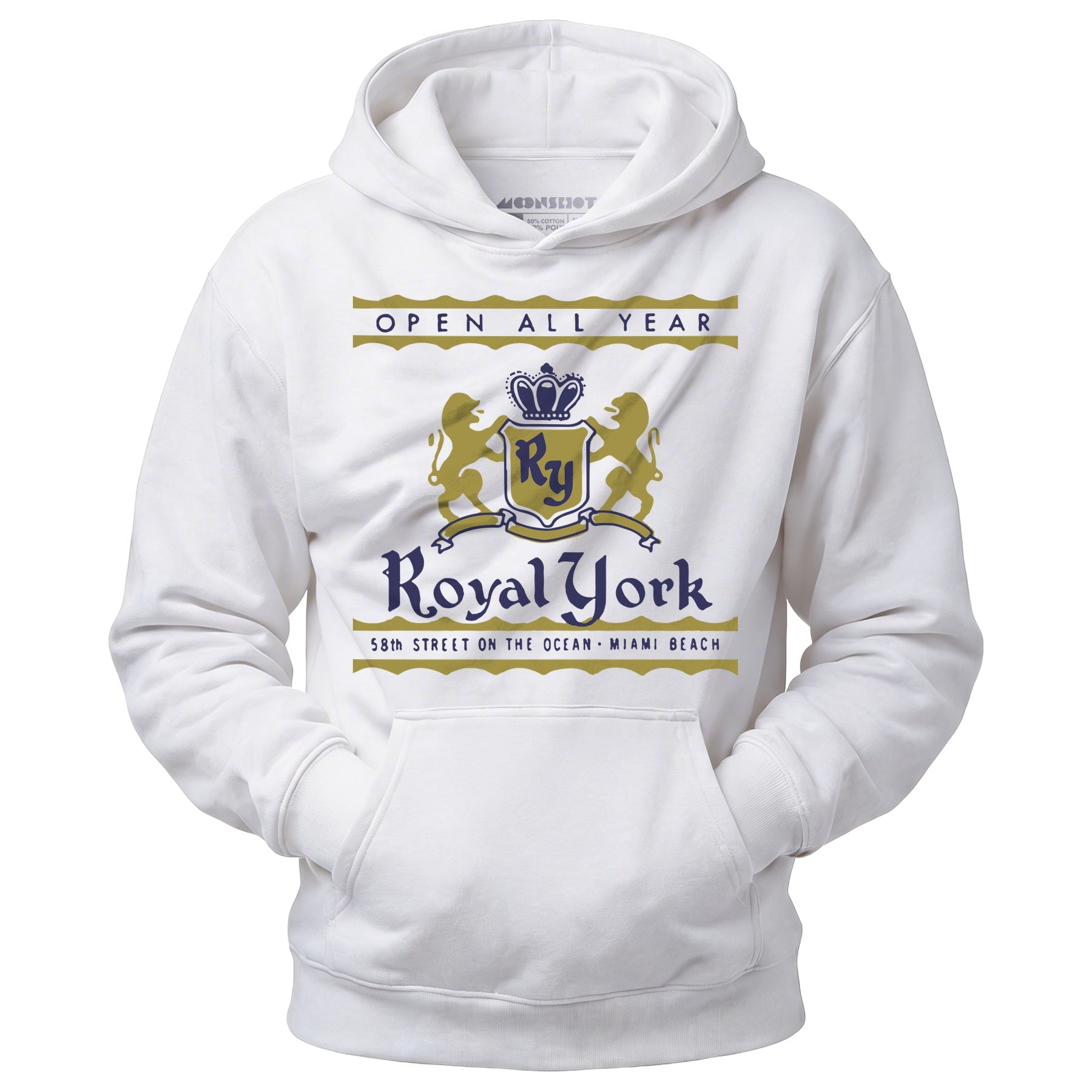 Royal York - Miami, FL - Vintage Hotel - Unisex Hoodie