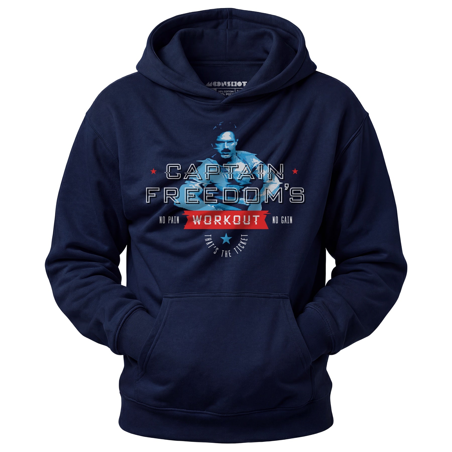 Running Man - Captain Freedom's Workout - Unisex Hoodie