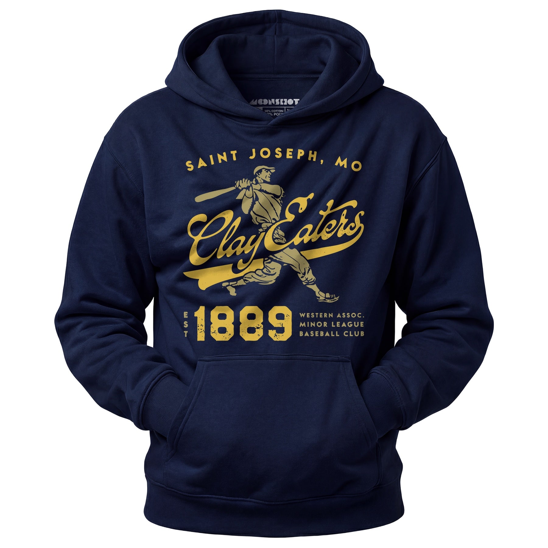 Saint Joseph Clay Eaters - Missouri - Vintage Defunct Baseball Teams - Unisex Hoodie