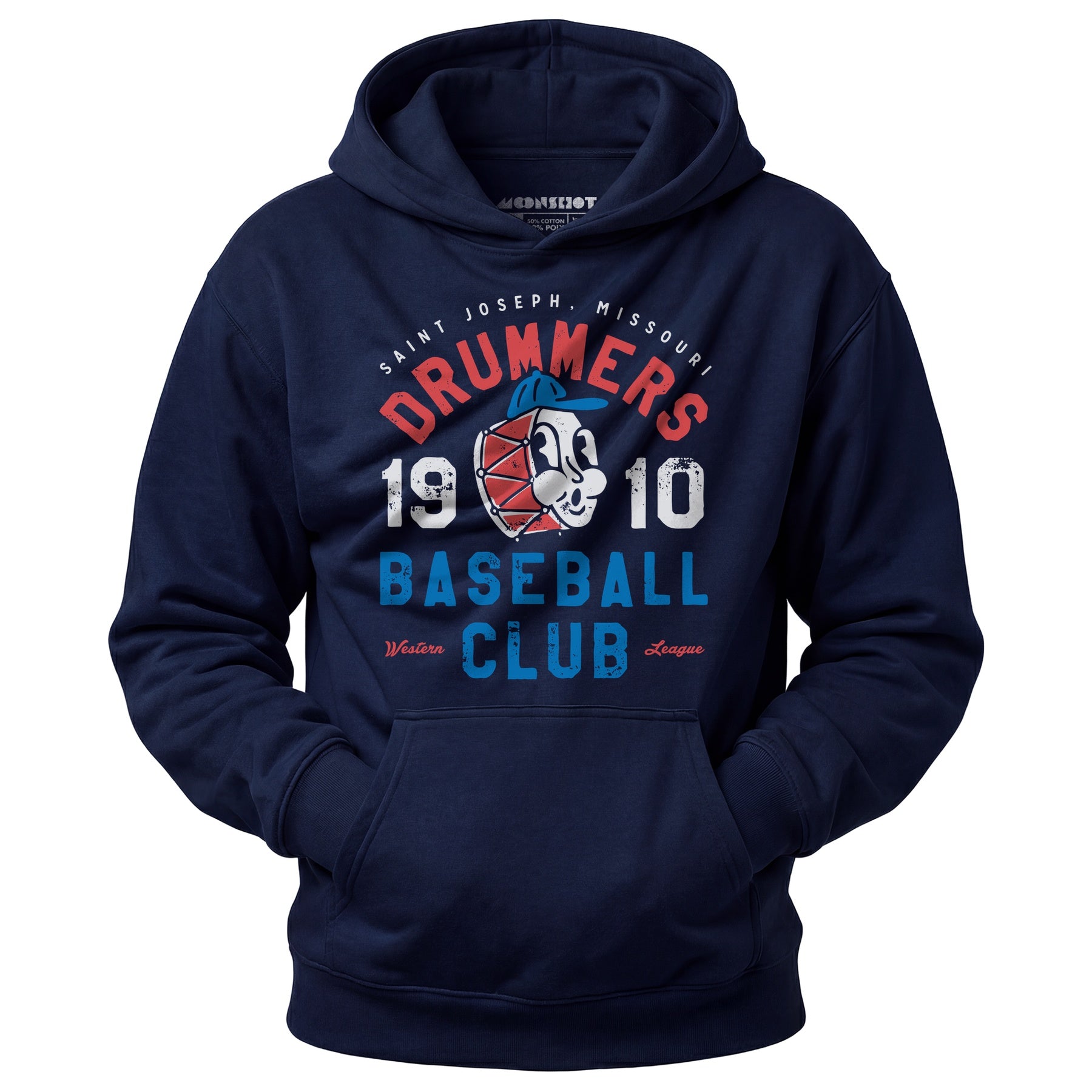 Saint Joseph Drummers - Missouri - Vintage Defunct Baseball Teams - Unisex Hoodie