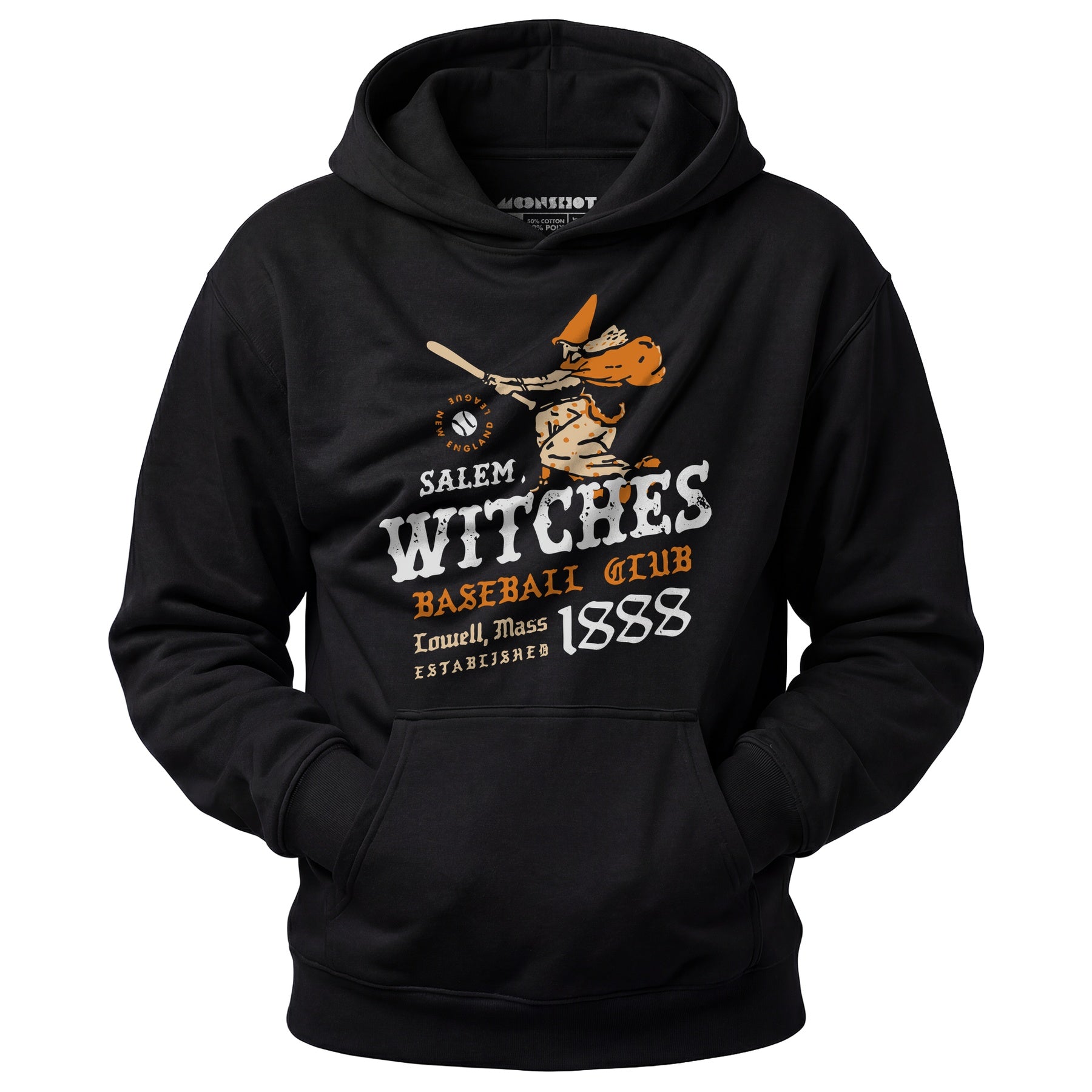 Salem Witches - Massachusetts - Vintage Defunct Baseball Teams - Unisex Hoodie