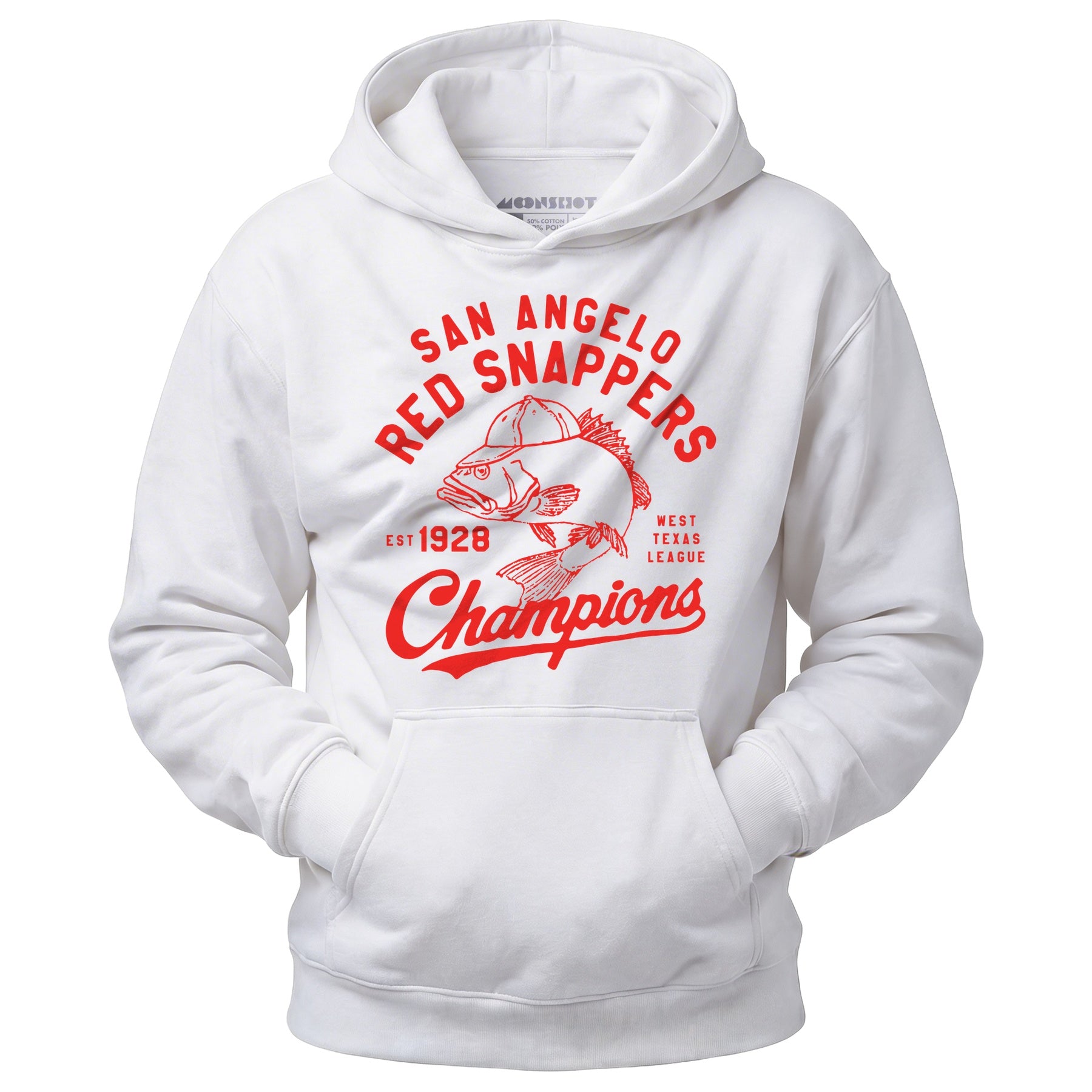 San Angelo Red Snappers - Texas - Vintage Defunct Baseball Teams - Unisex Hoodie