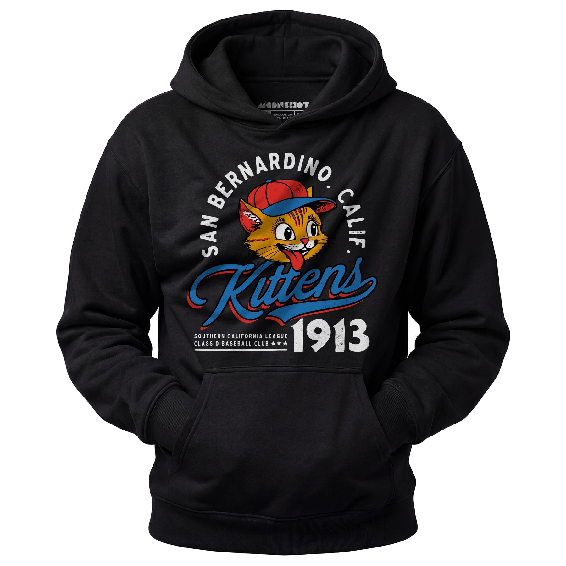 San Bernardino Kittens - California - Vintage Defunct Baseball Teams - Unisex Hoodie