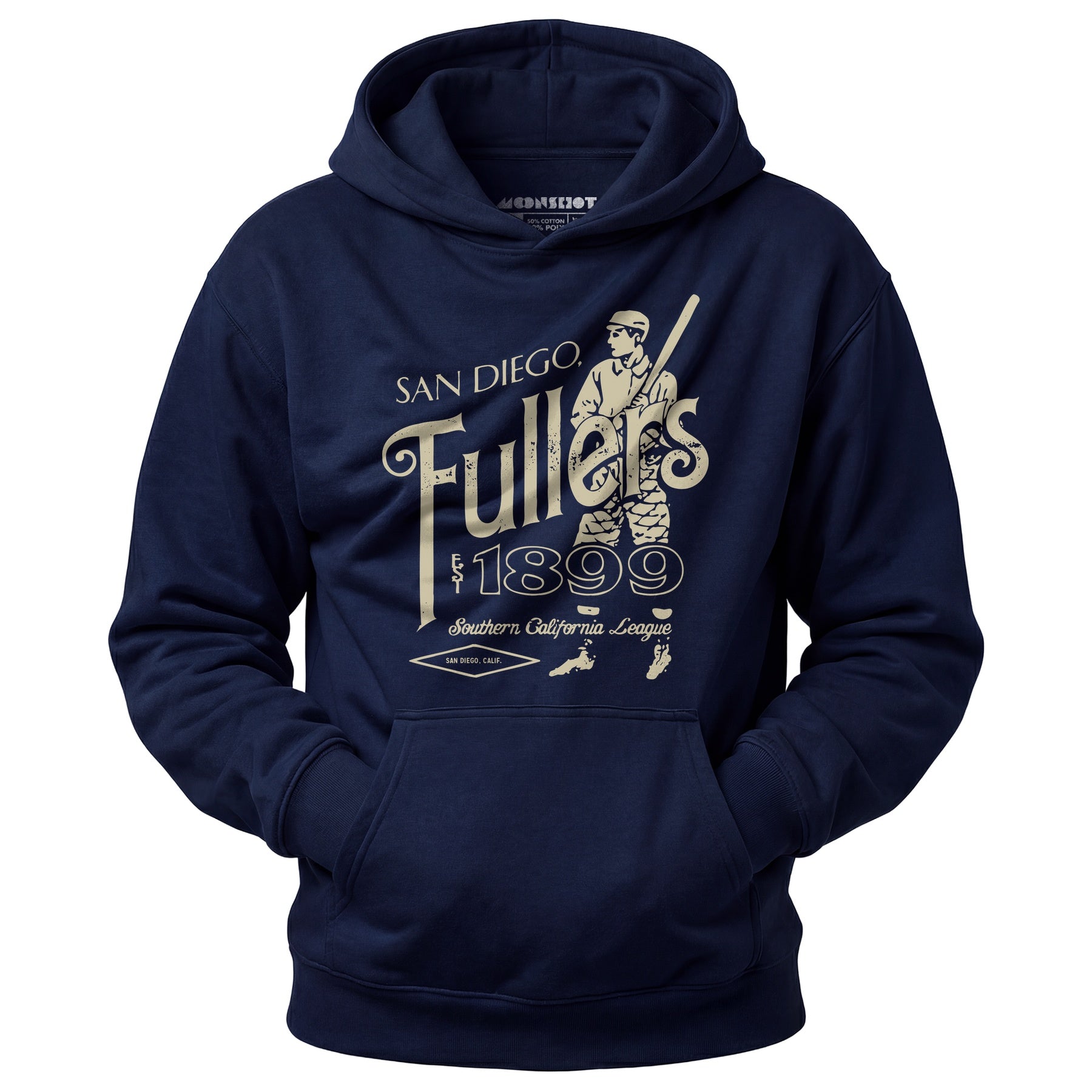 San Diego Fullers - California - Vintage Defunct Baseball Teams - Unisex Hoodie
