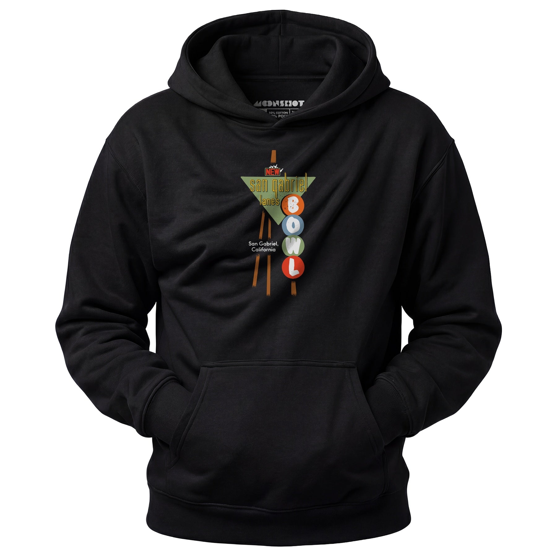San Gabriel Lanes - San Gabriel, CA - Vintage Bowling Alley - Unisex Hoodie