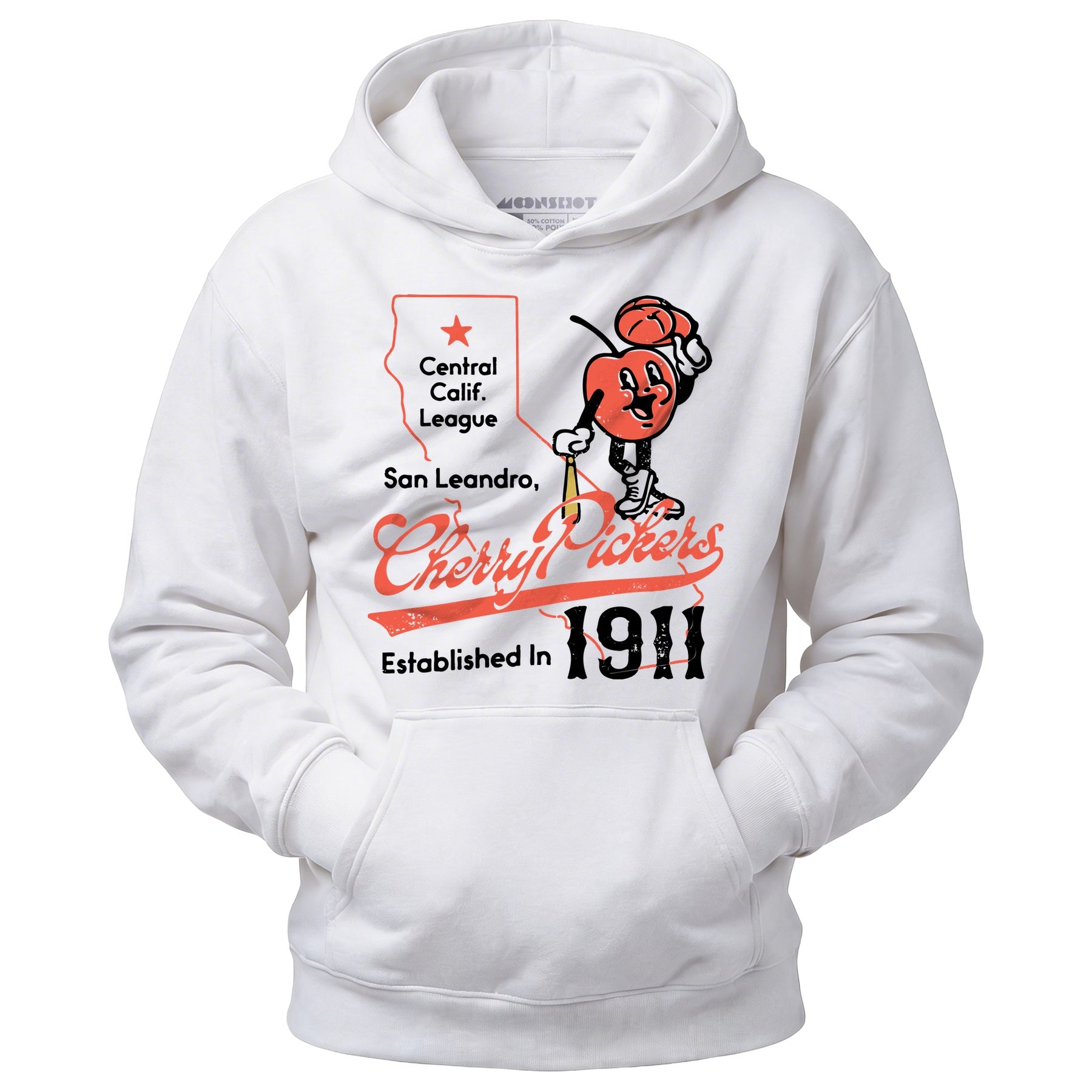San Leandro Cherry Pickers - California - Vintage Defunct Baseball Teams - Unisex Hoodie