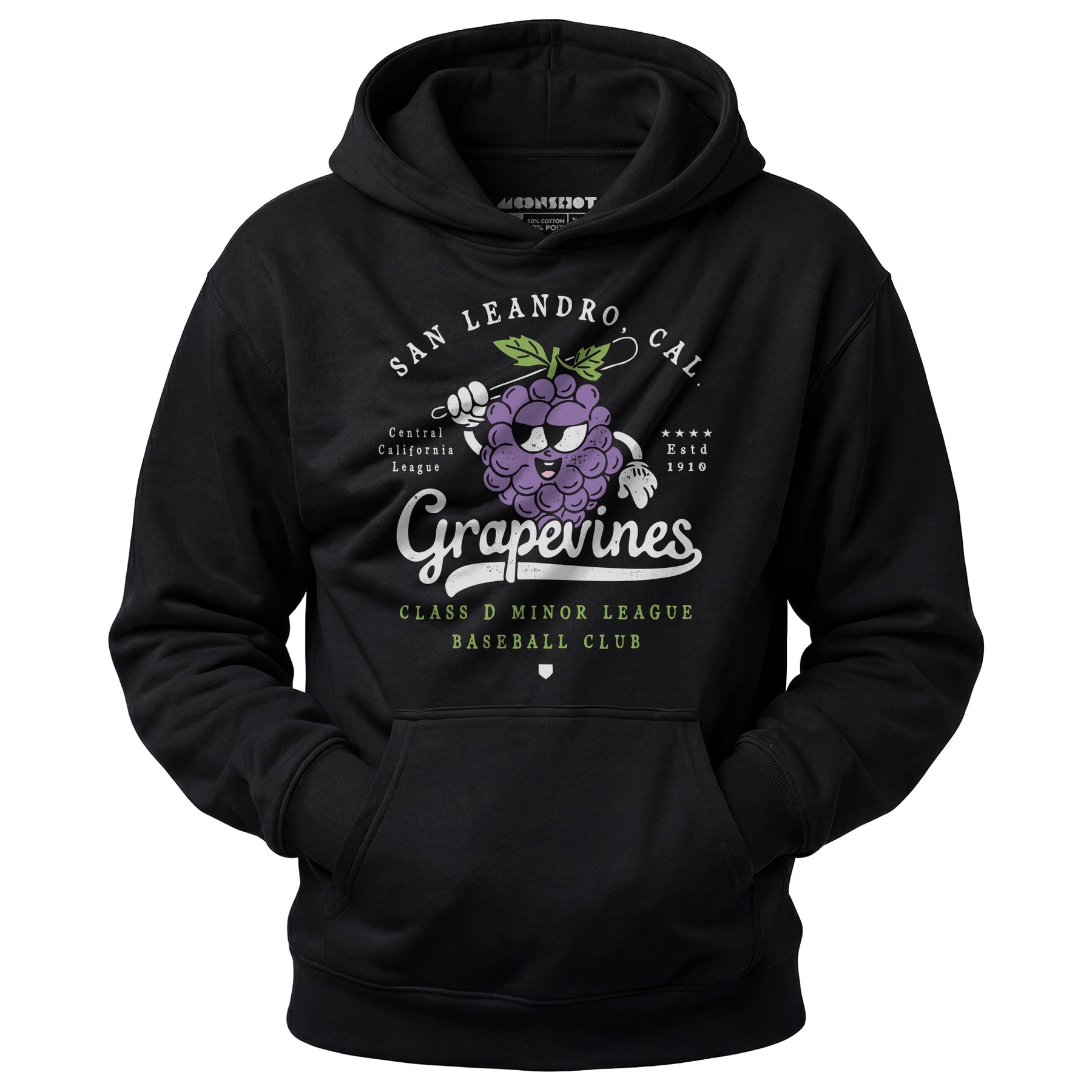 San Leandro Grapevines - California - Vintage Defunct Baseball Teams - Unisex Hoodie