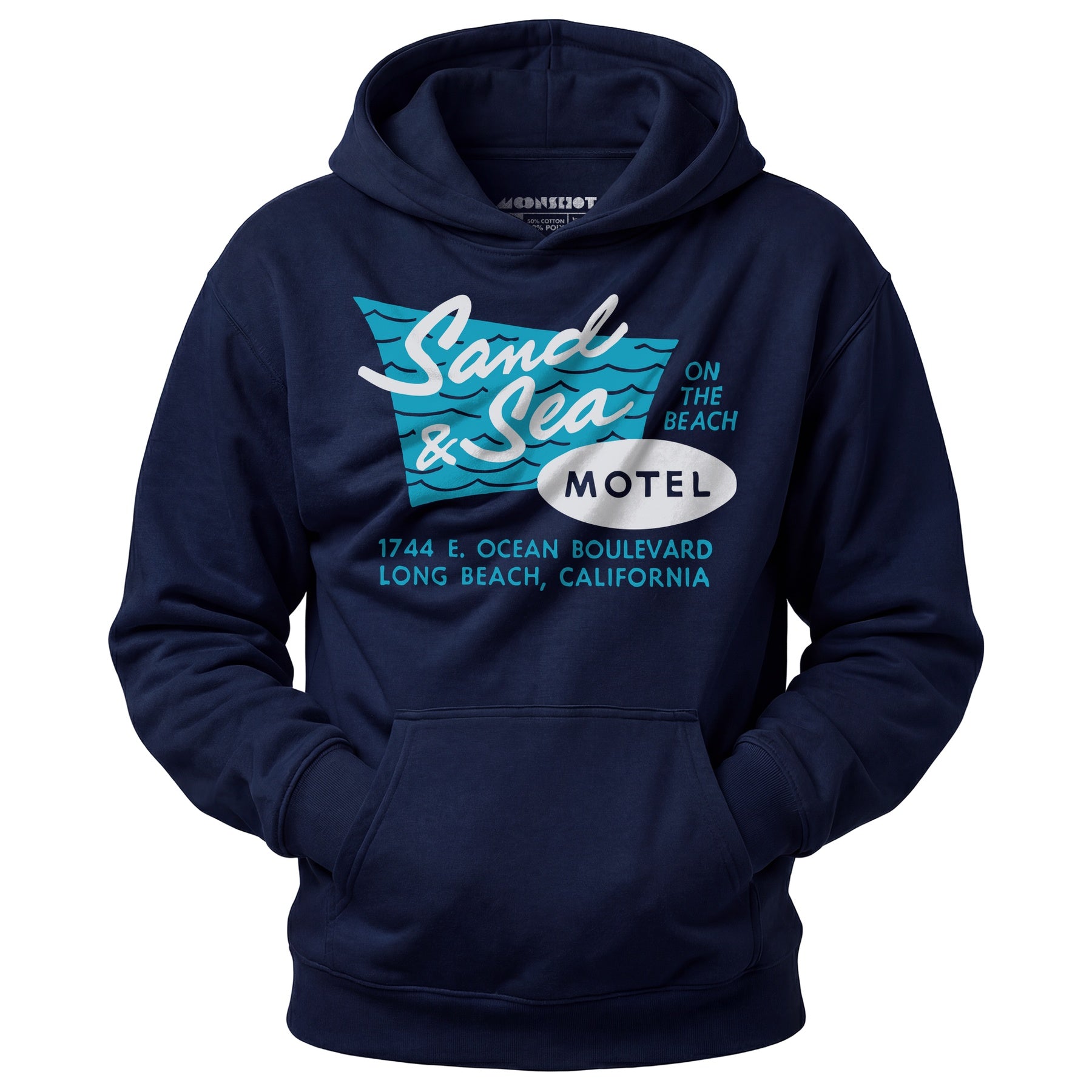 Sand & Sea Motel - Long Beach, CA - Vintage Motel - Unisex Hoodie
