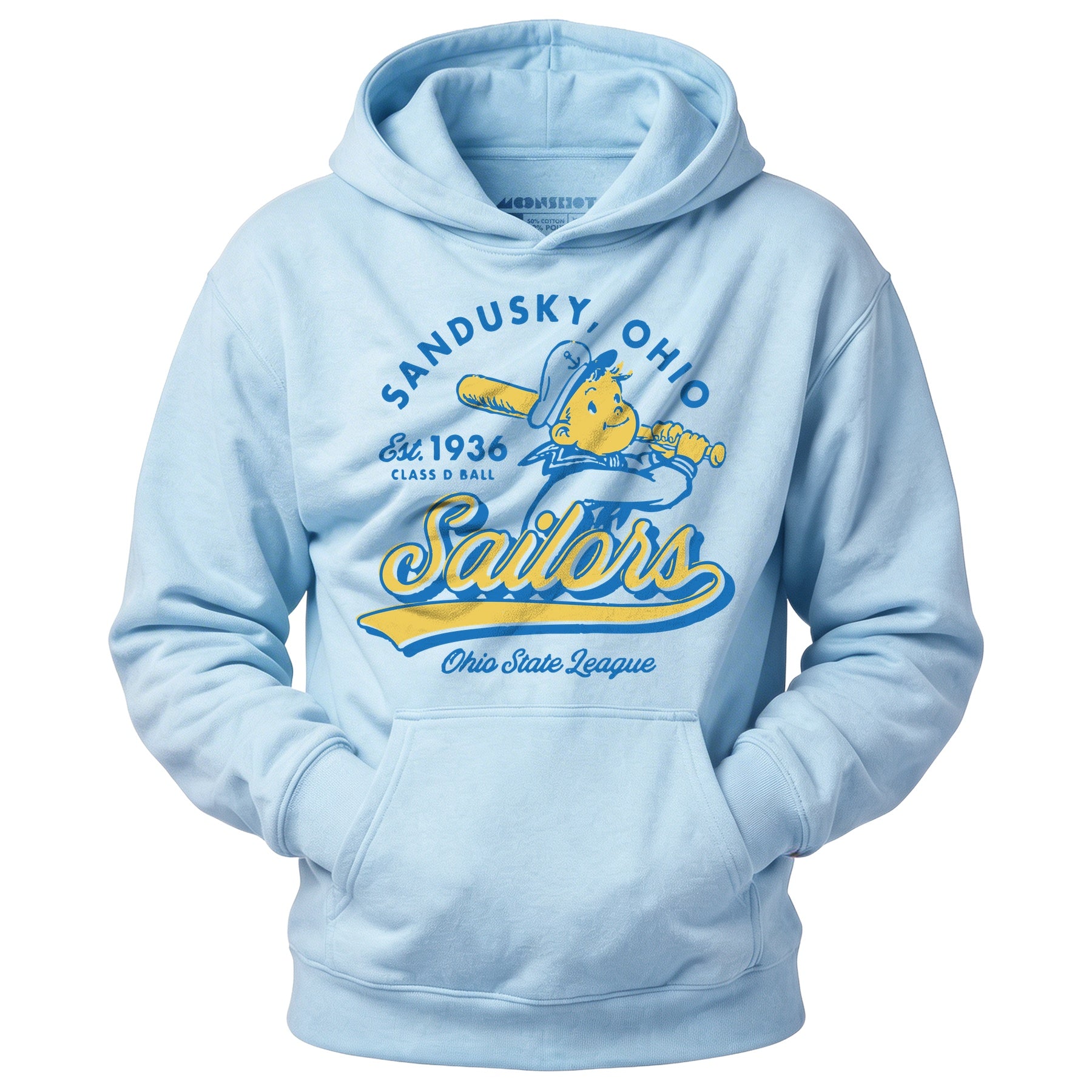 Sandusky Sailors - Ohio - Vintage Defunct Baseball Teams - Unisex Hoodie