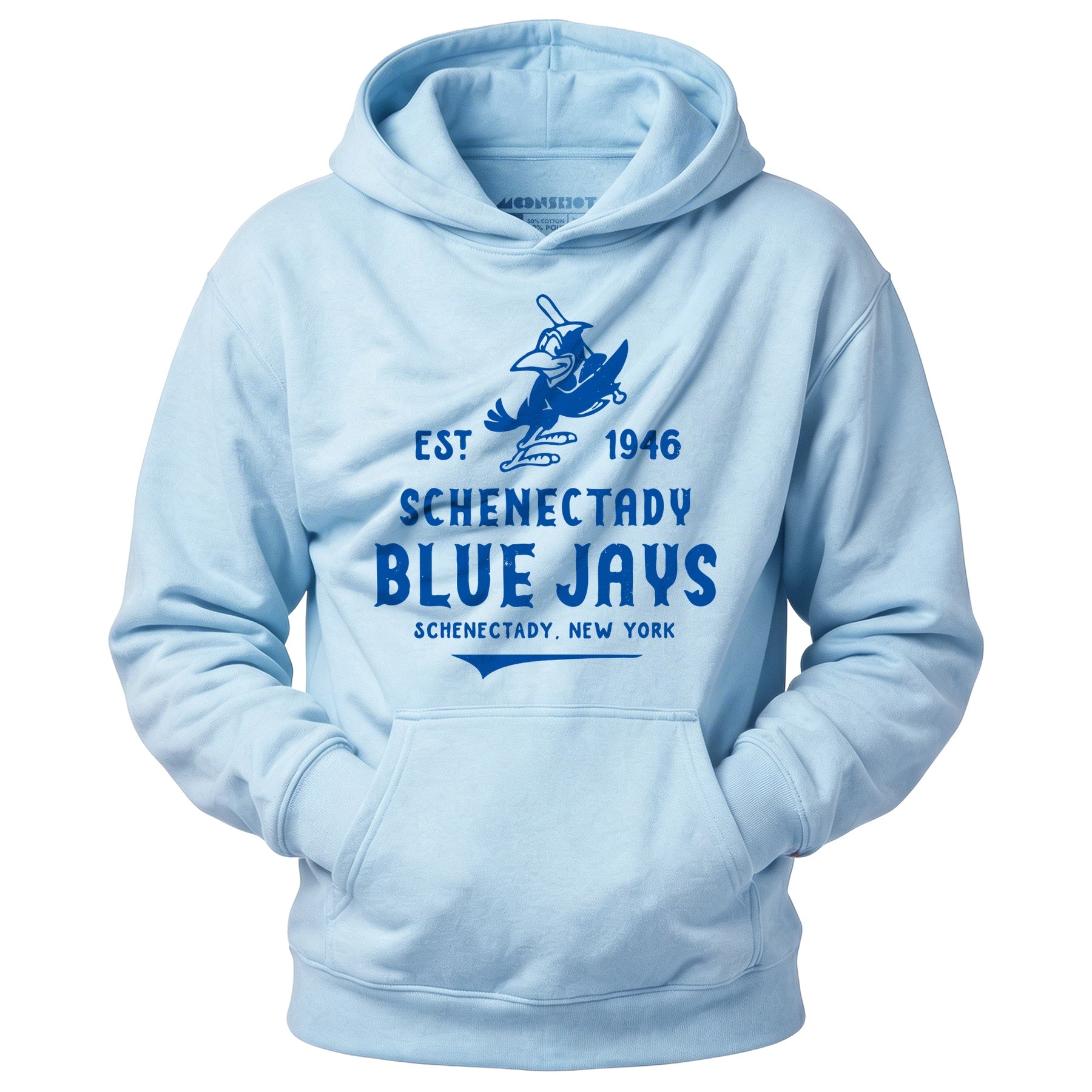 Schenectady Blue Jays - New York - Vintage Defunct Baseball Teams - Unisex Hoodie