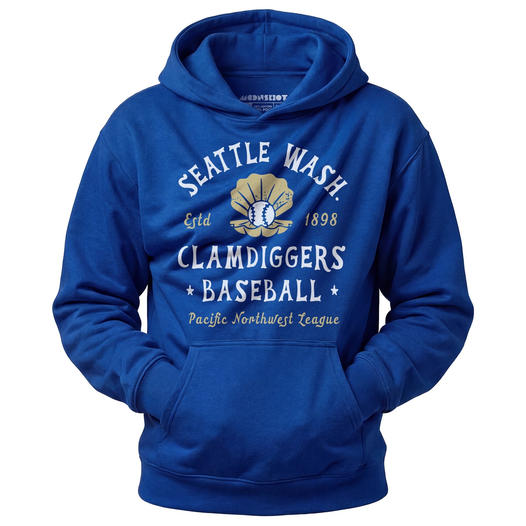 Seattle Clamdiggers - Washington - Vintage Defunct Baseball Teams - Unisex Hoodie