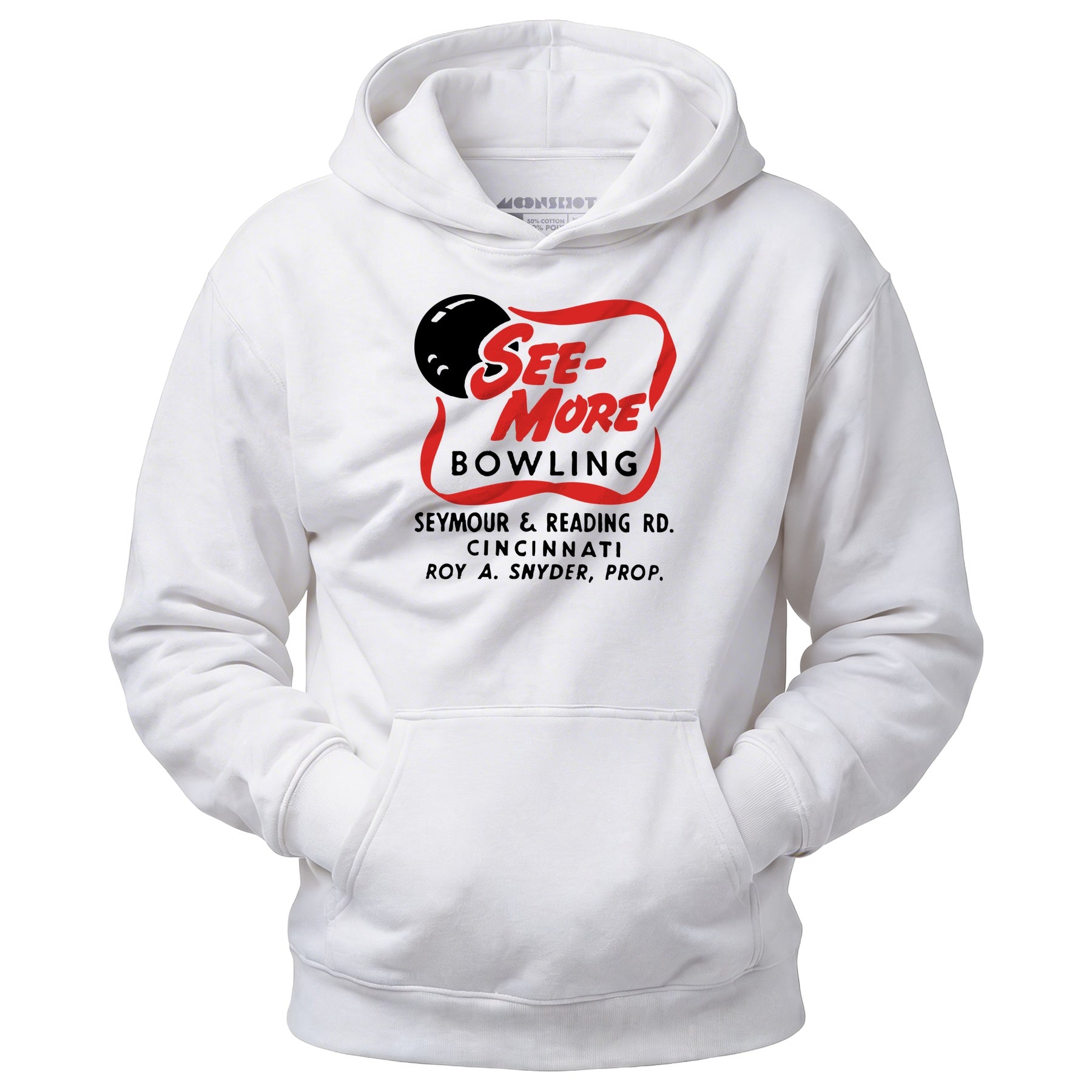 See-More Bowling - Cincinnati, OH - Vintage Bowling Alley - Unisex Hoodie