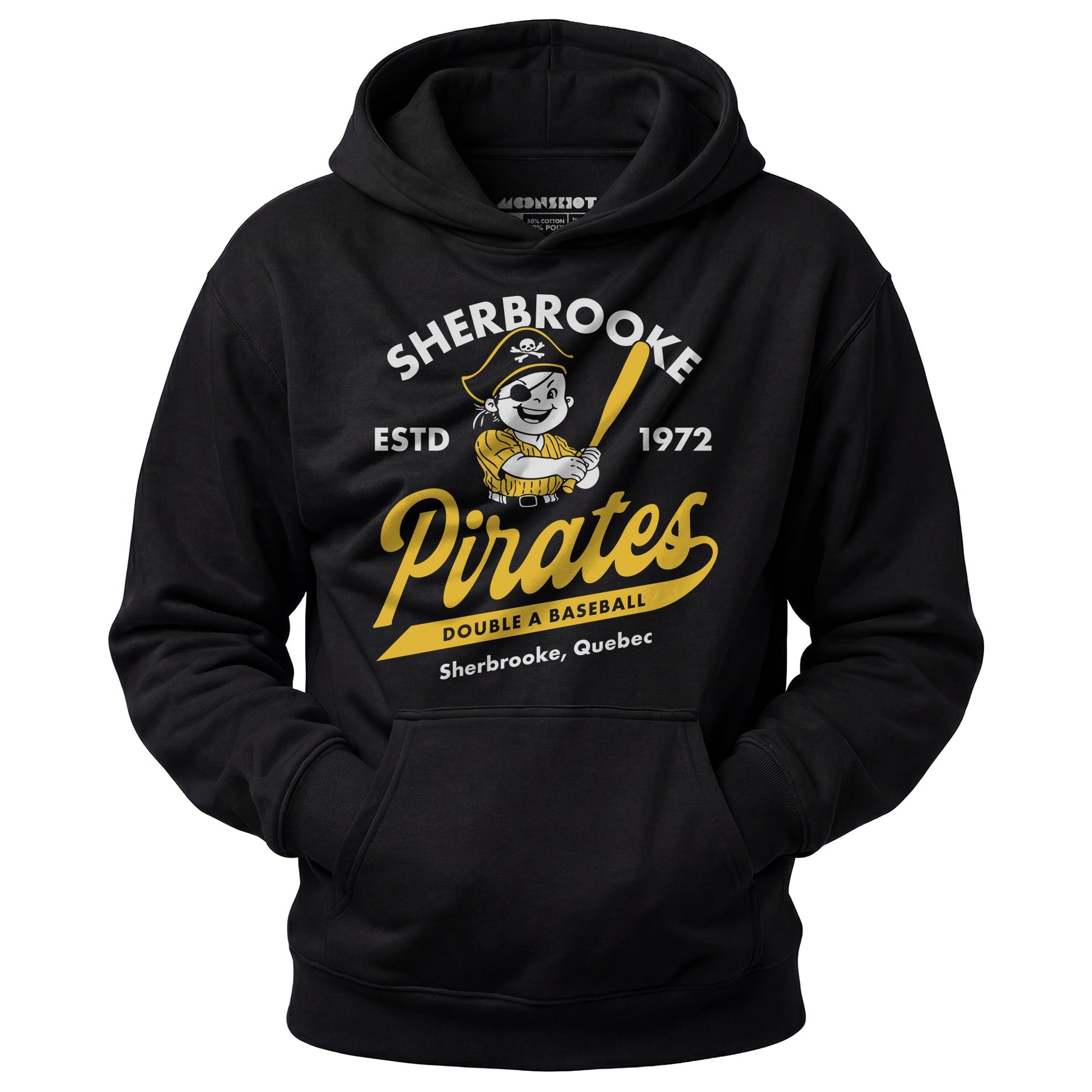 Sherbrooke Pirates - Quebec - Vintage Defunct Baseball Teams - Unisex Hoodie