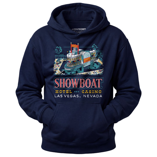 Showboat Hotel & Casino v2 - Vintage Las Vegas - Unisex Hoodie
