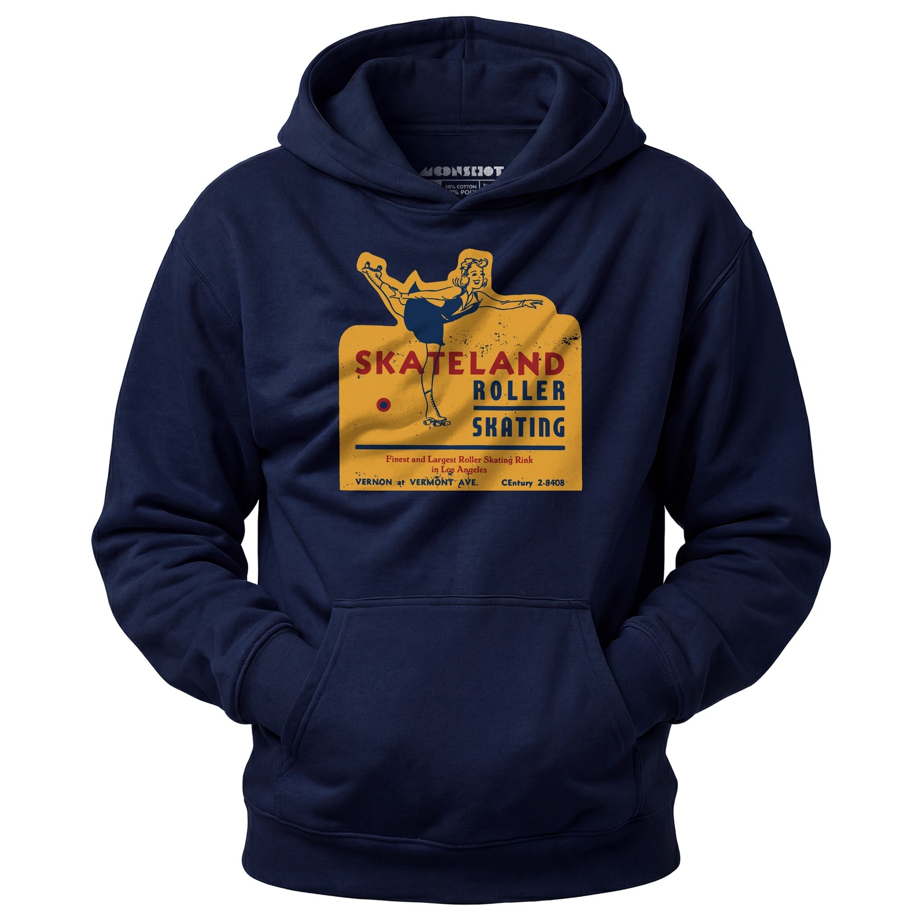 Skateland - Los Angeles, CA - Vintage Roller Rink - Unisex Hoodie