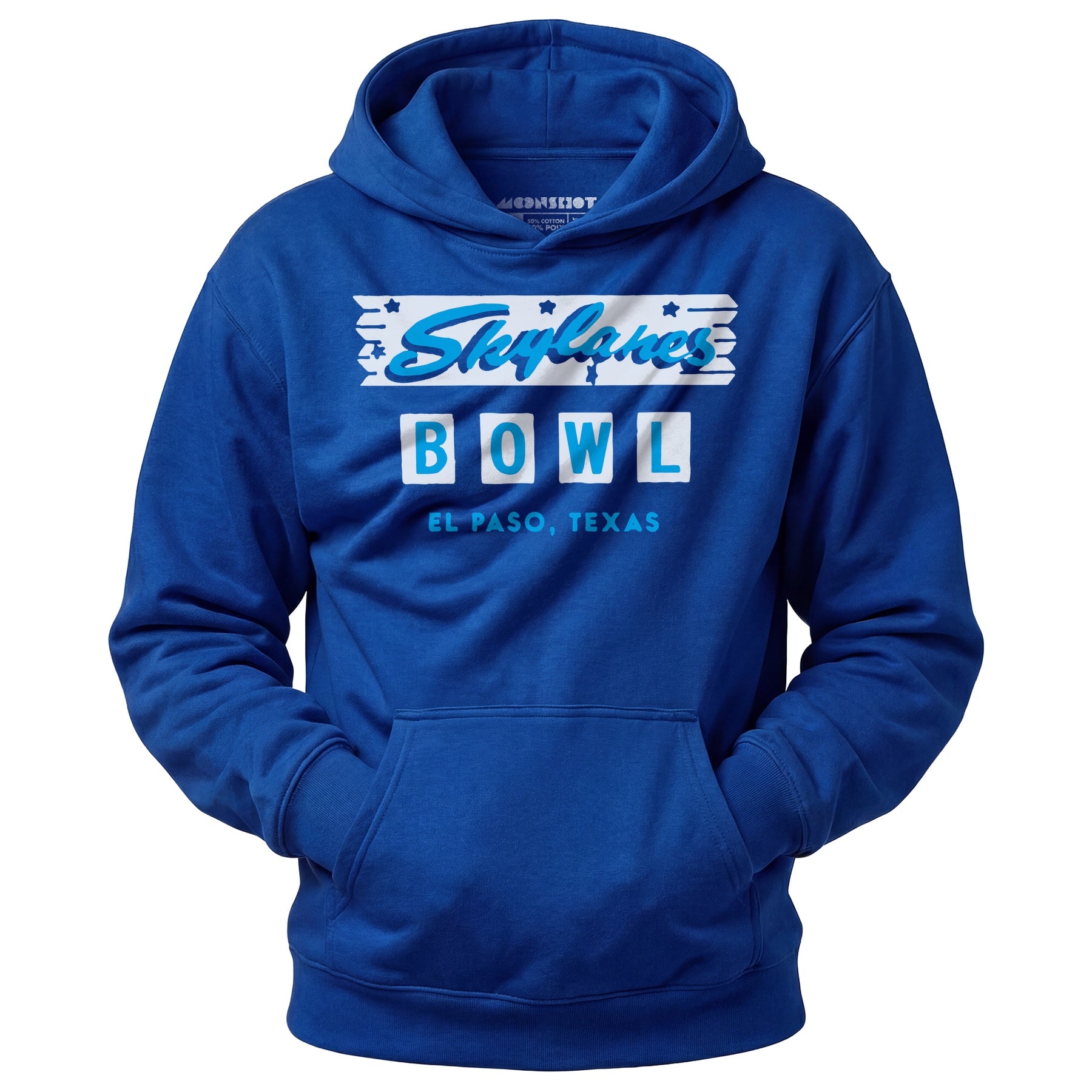 Skylanes Bowl - El Paso, TX - Vintage Bowling Alley - Unisex Hoodie