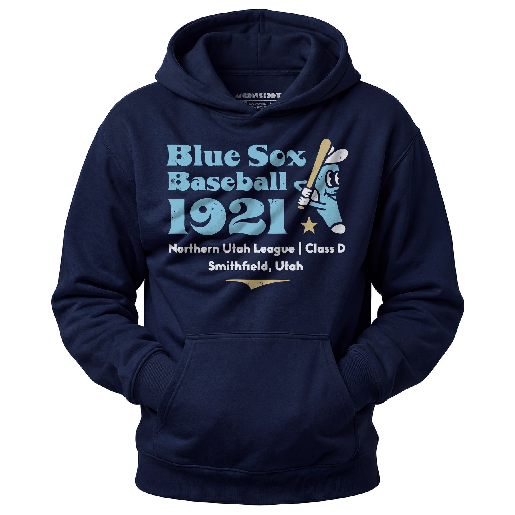 Smithfield Blue Sox - Utah - Vintage Defunct Baseball Teams - Unisex Hoodie