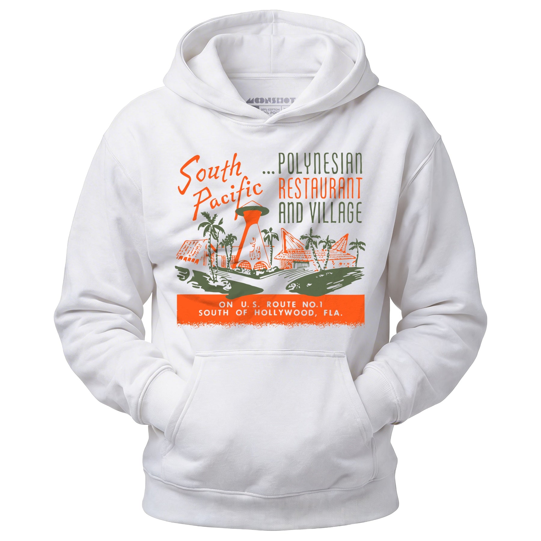 South Pacific - Hallandale Beach, FL - Vintage Tiki Bar - Unisex Hoodie