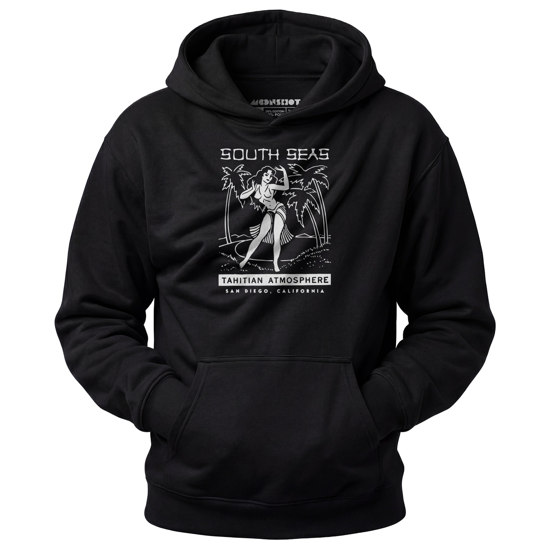 South Seas - San Diego, CA - Vintage Tiki Bar - Unisex Hoodie