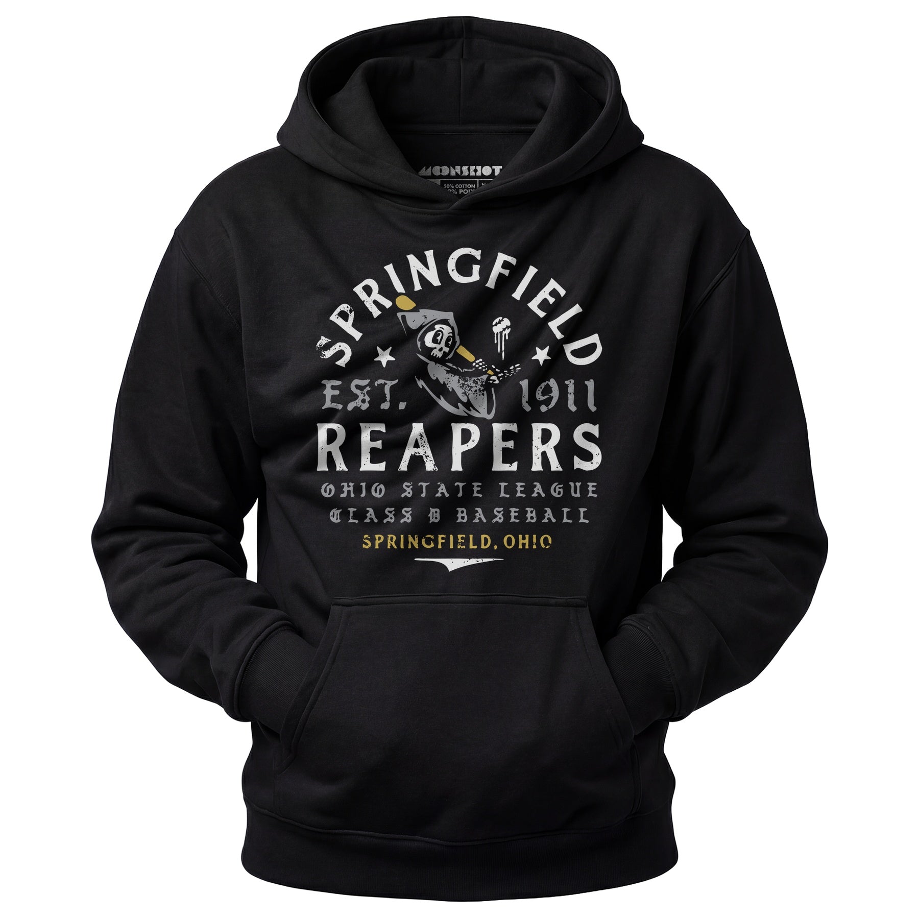Springfield Reapers - Ohio - Vintage Defunct Baseball Teams - Unisex Hoodie