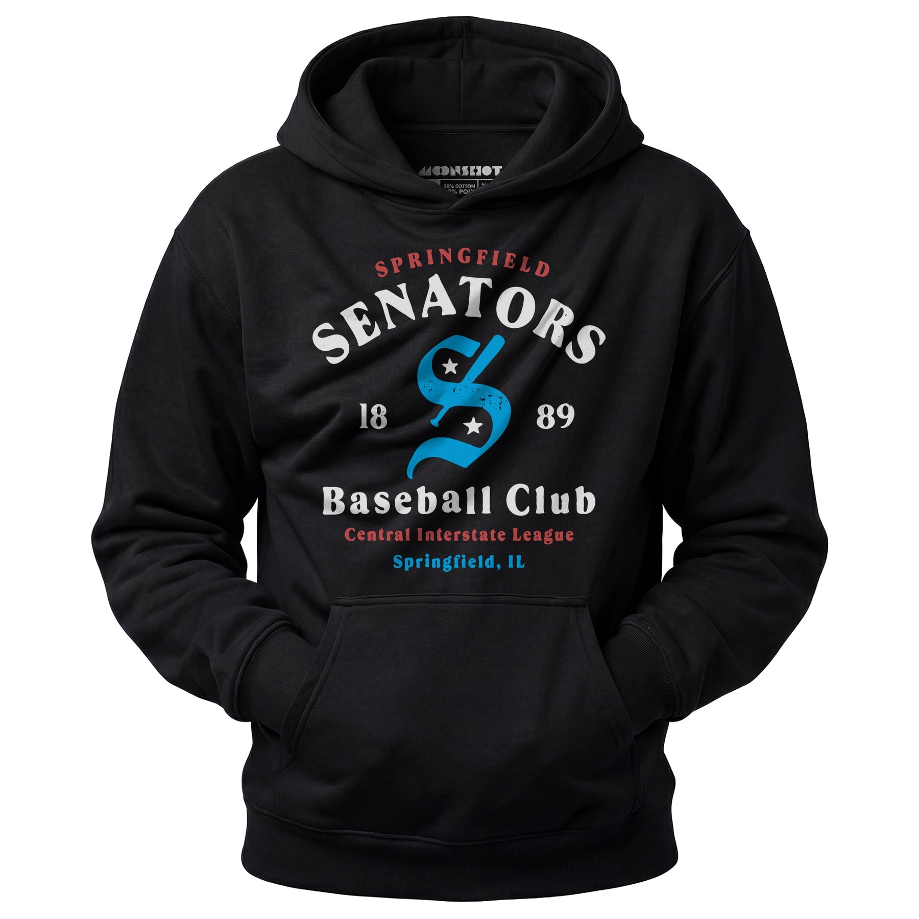 Springfield Senators - Illinois - Vintage Defunct Baseball Teams - Unisex Hoodie