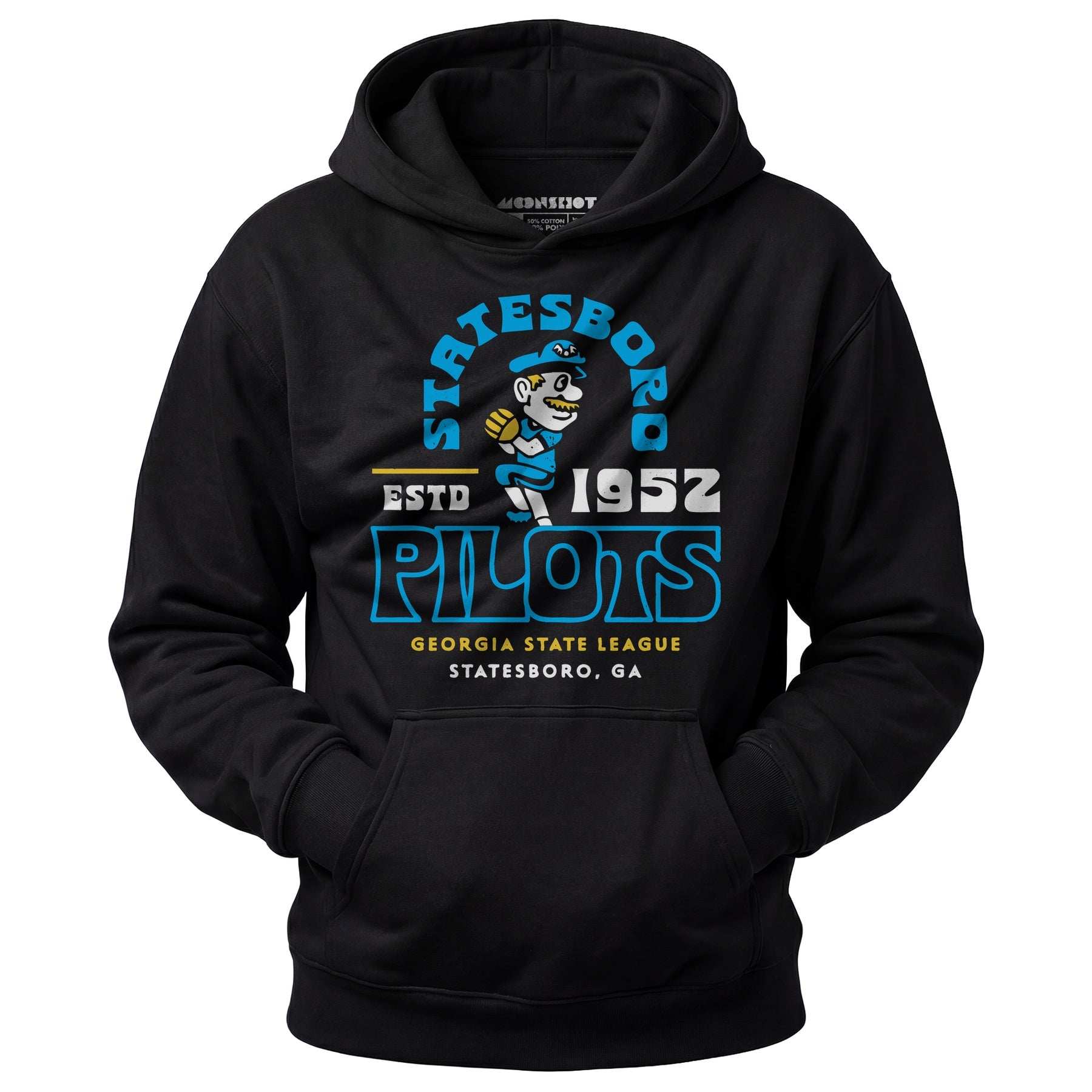 Statesboro Pilots - Georgia - Vintage Defunct Baseball Teams - Unisex Hoodie