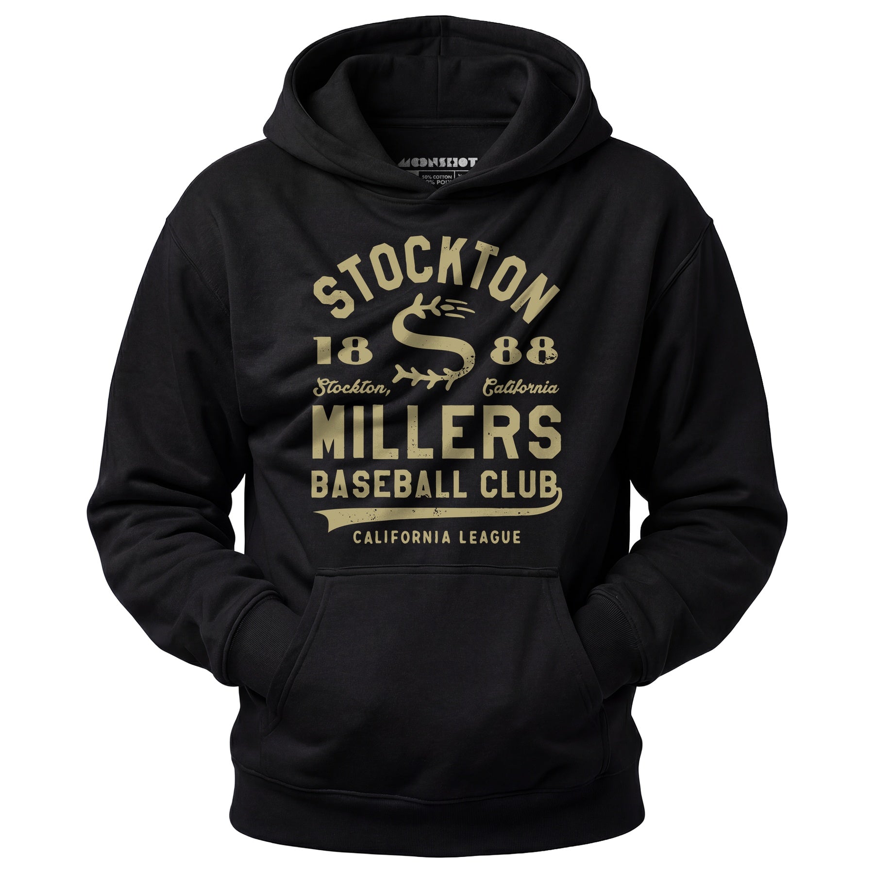 Stockton Millers - California - Vintage Defunct Baseball Teams - Unisex Hoodie