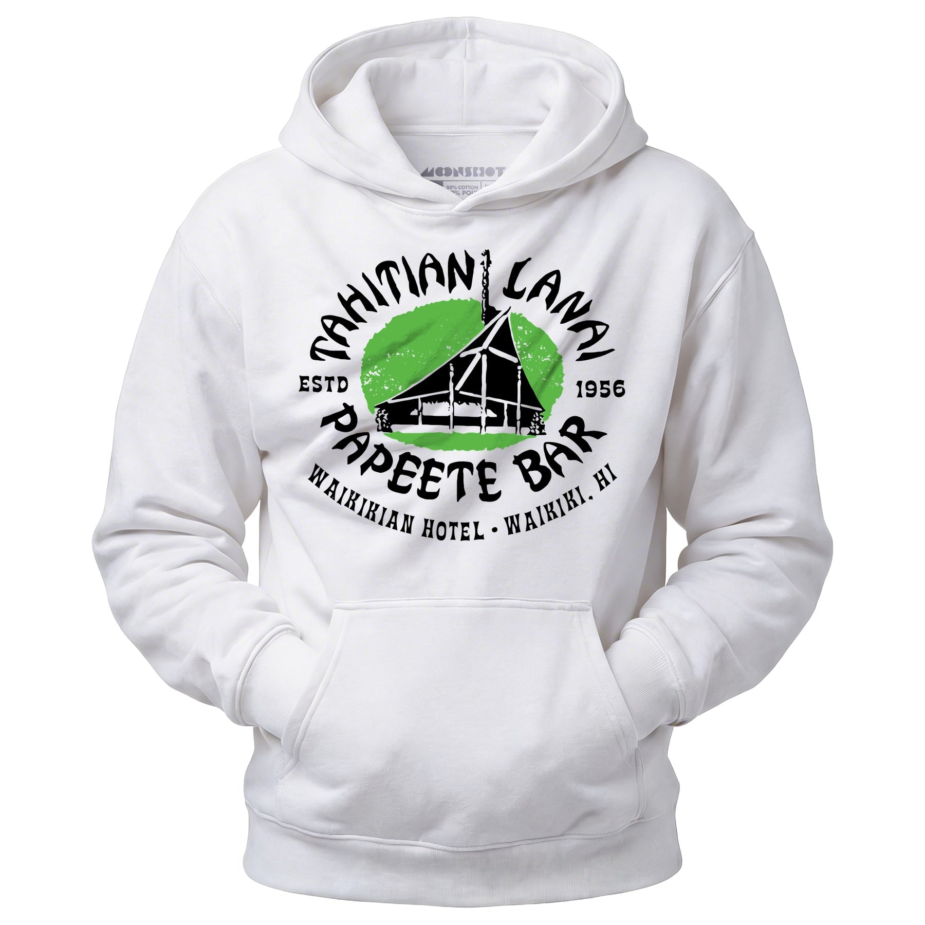 Tahitian Lanai Papeete Bar - Waikiki, HI - Vintage Tiki Bar - Unisex Hoodie