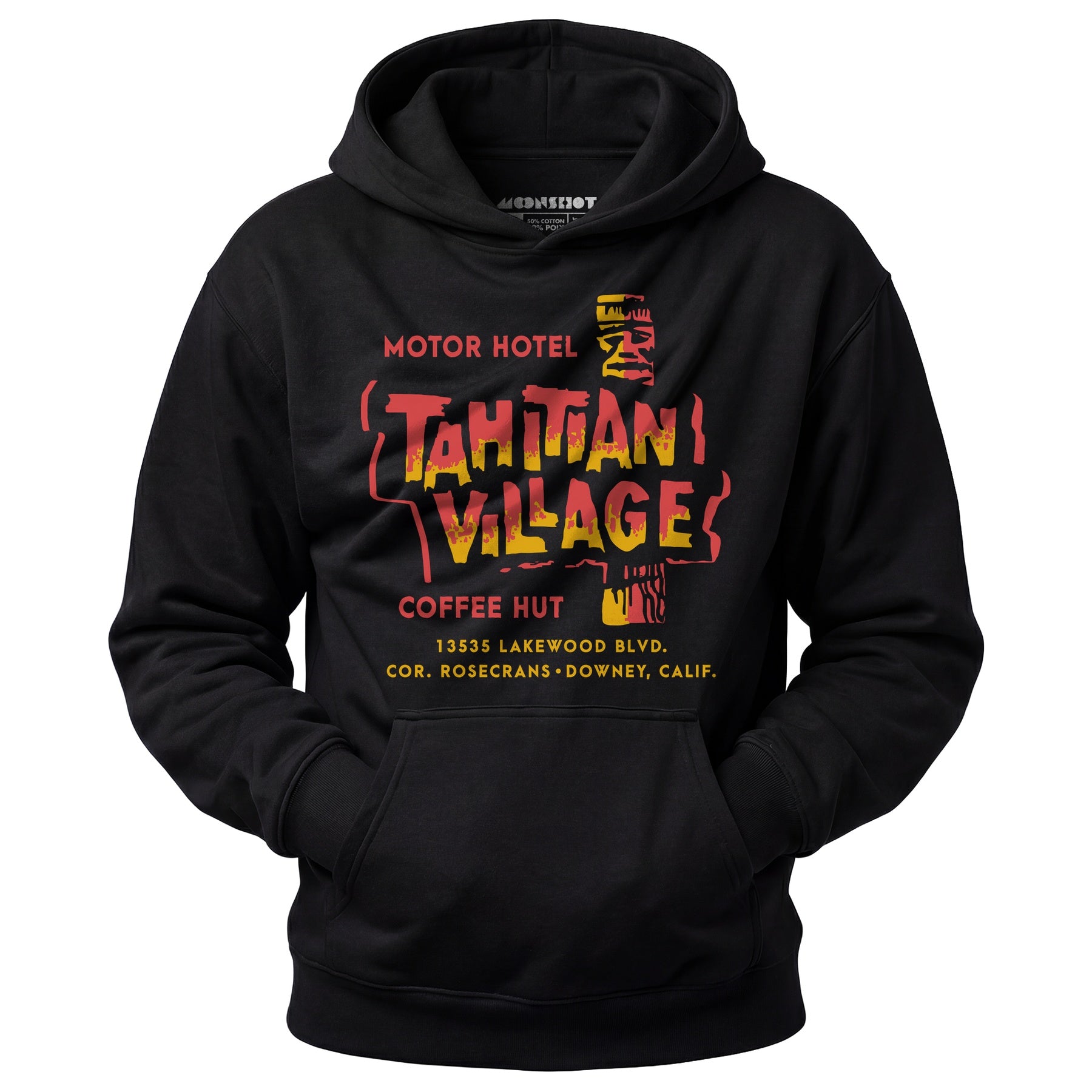 Tahitian Village - Downey, CA - Vintage Tiki Bar - Unisex Hoodie