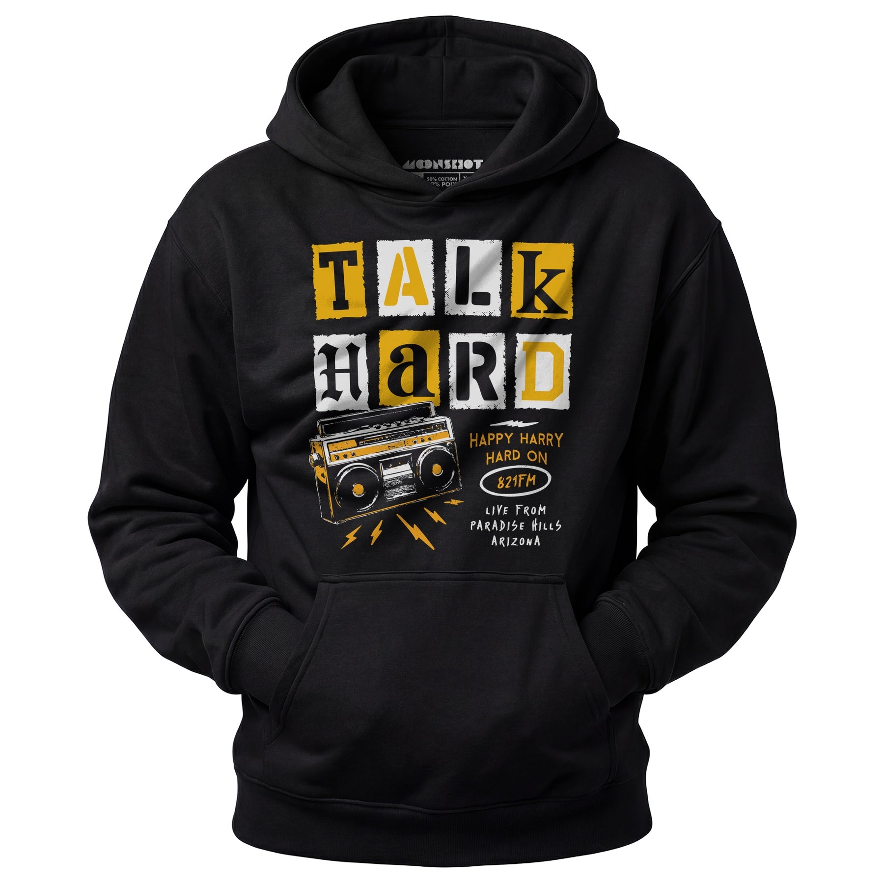 Talk Hard - Pump Up the Volume - Unisex Hoodie