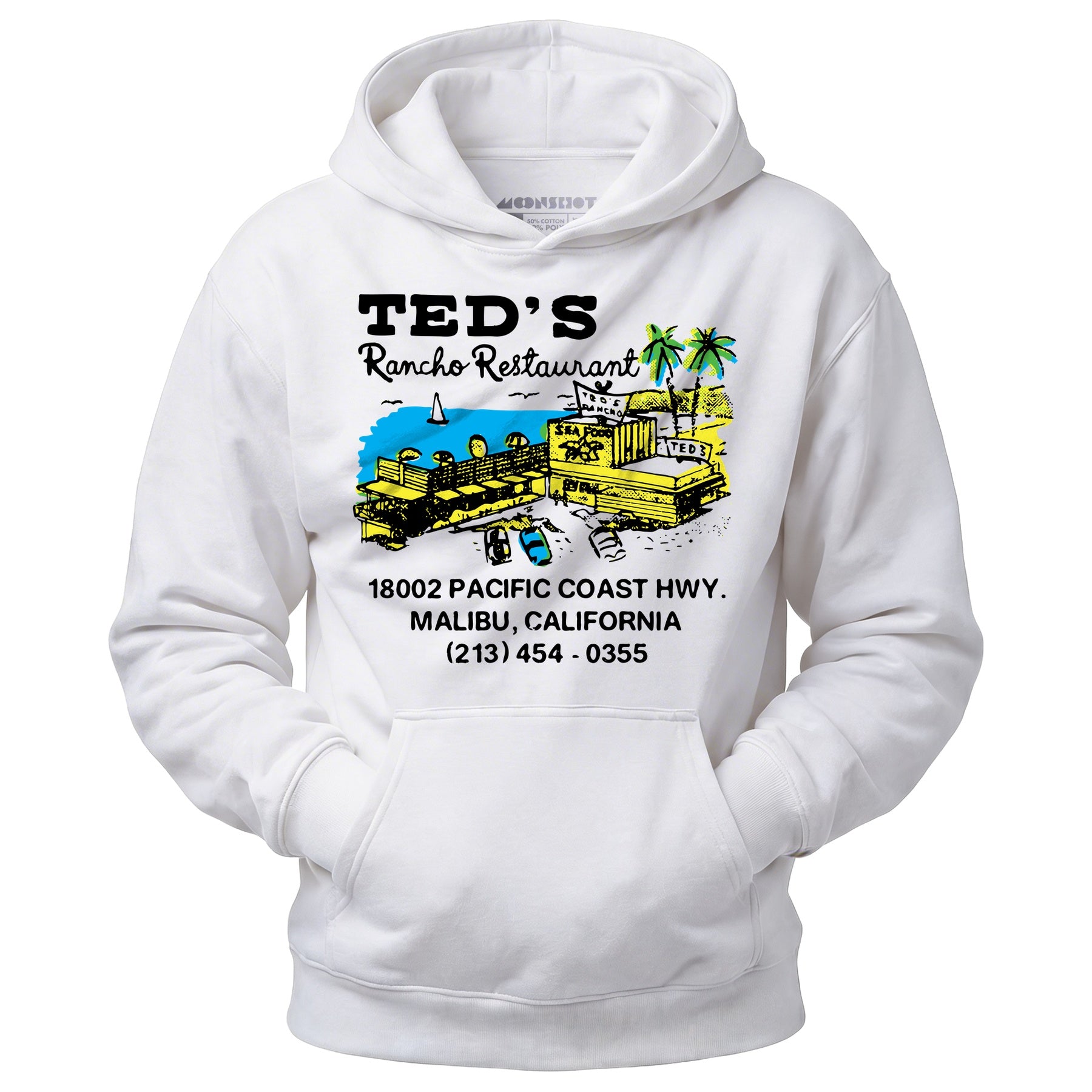 Ted's Rancho Restaurant - Malibu, CA - Vintage Restaurant - Unisex Hoodie