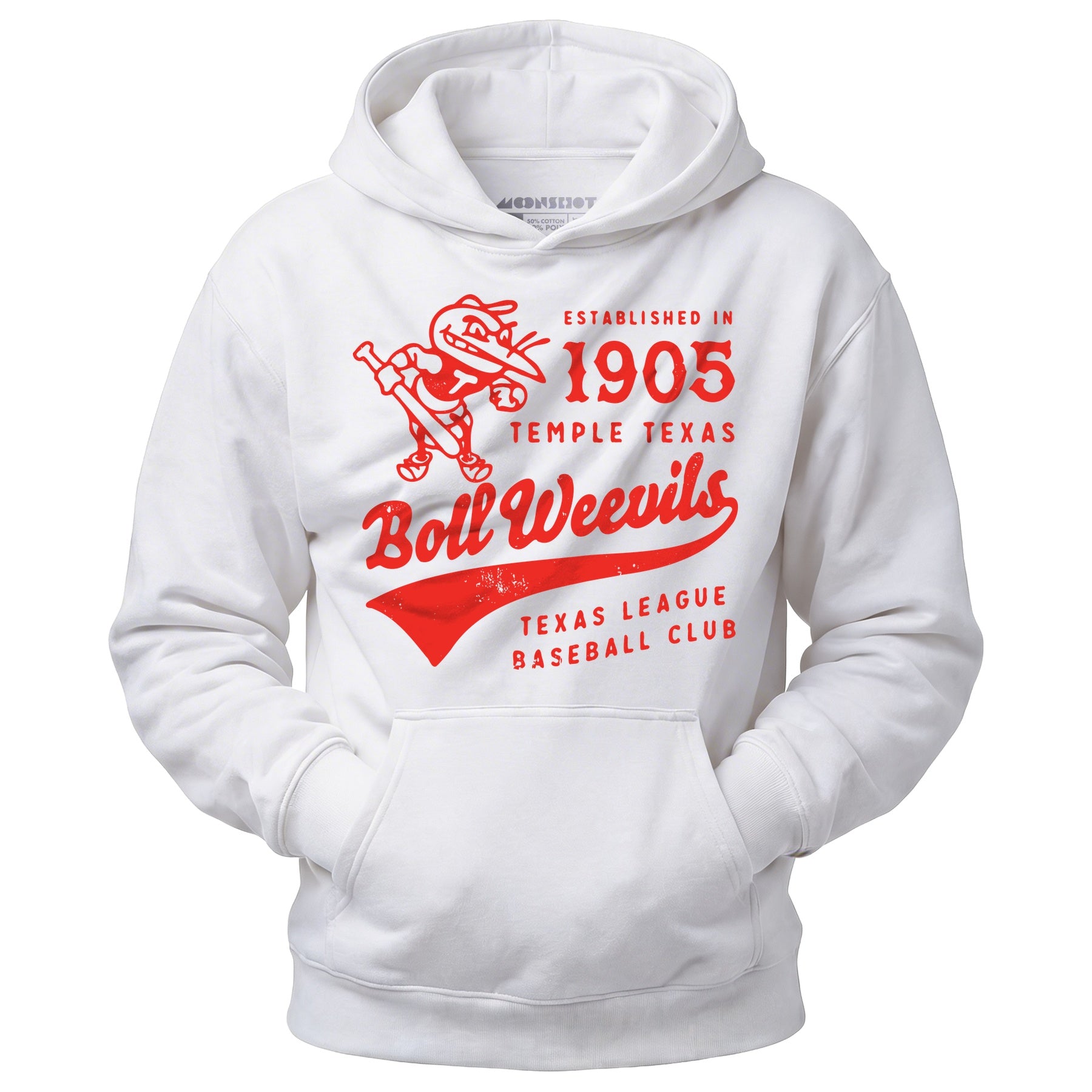 Temple Boll Weevils - Texas - Vintage Defunct Baseball Teams - Unisex Hoodie