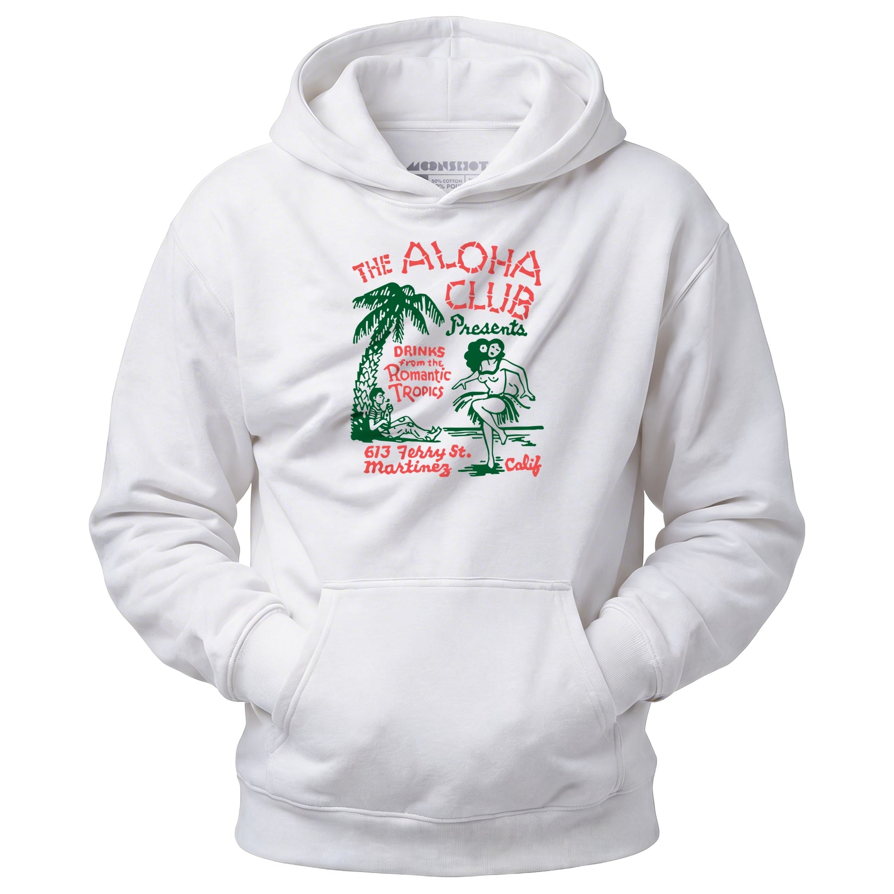 The Aloha Club - Martinez, CA - Vintage Tiki Bar - Unisex Hoodie