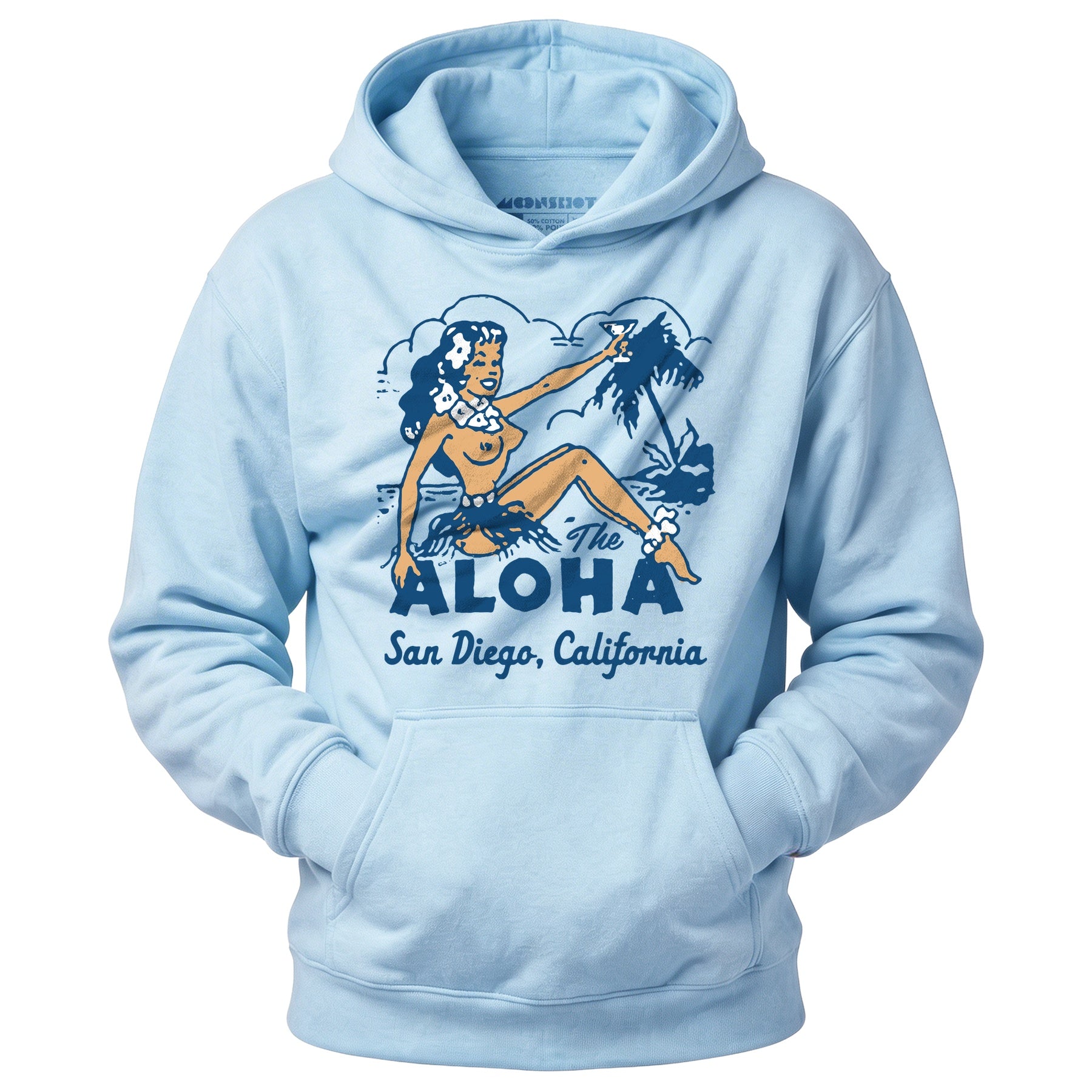 The Aloha - San Diego, CA - Vintage Tiki Bar - Unisex Hoodie