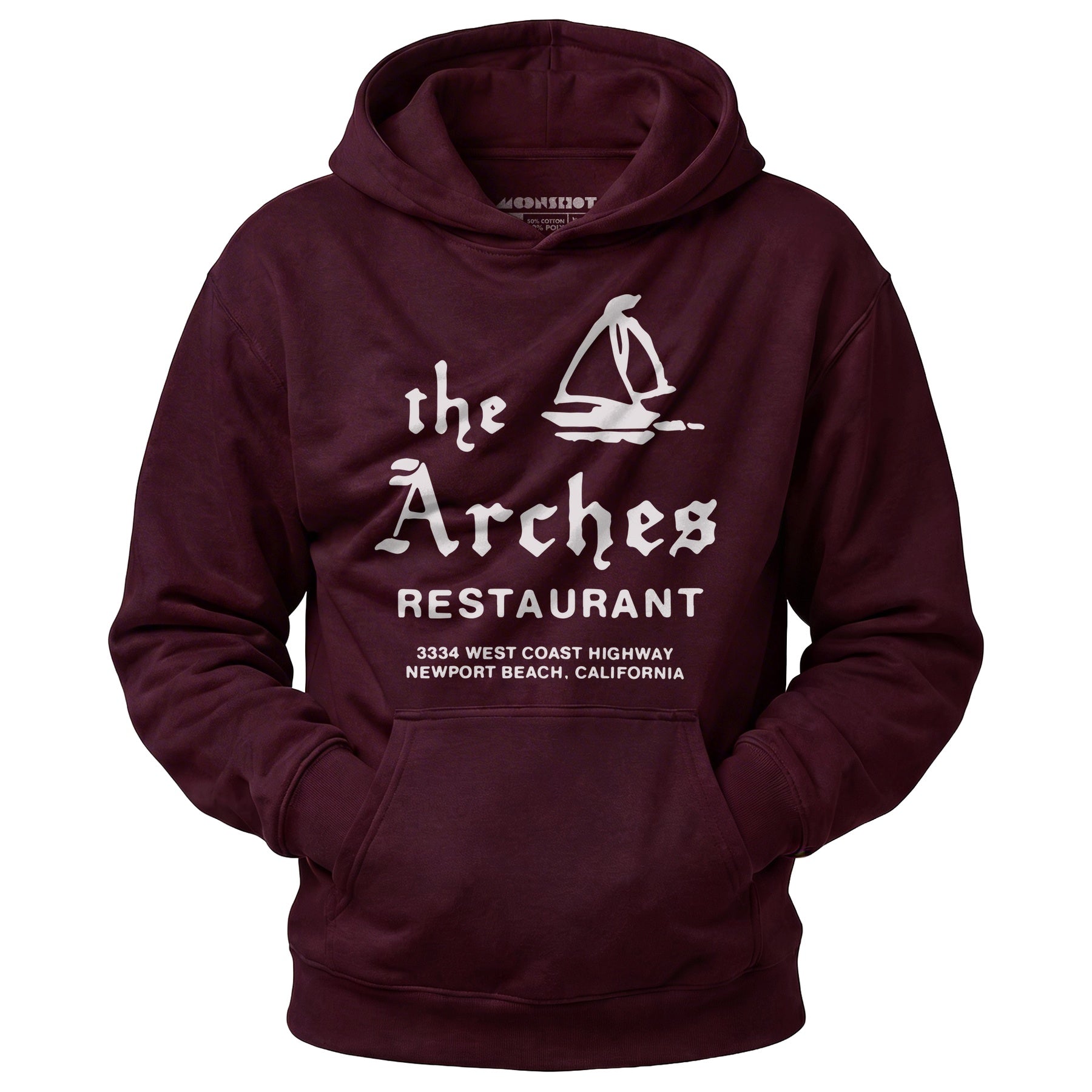 The Arches - Newport Beach, CA - Vintage Restaurant - Unisex Hoodie