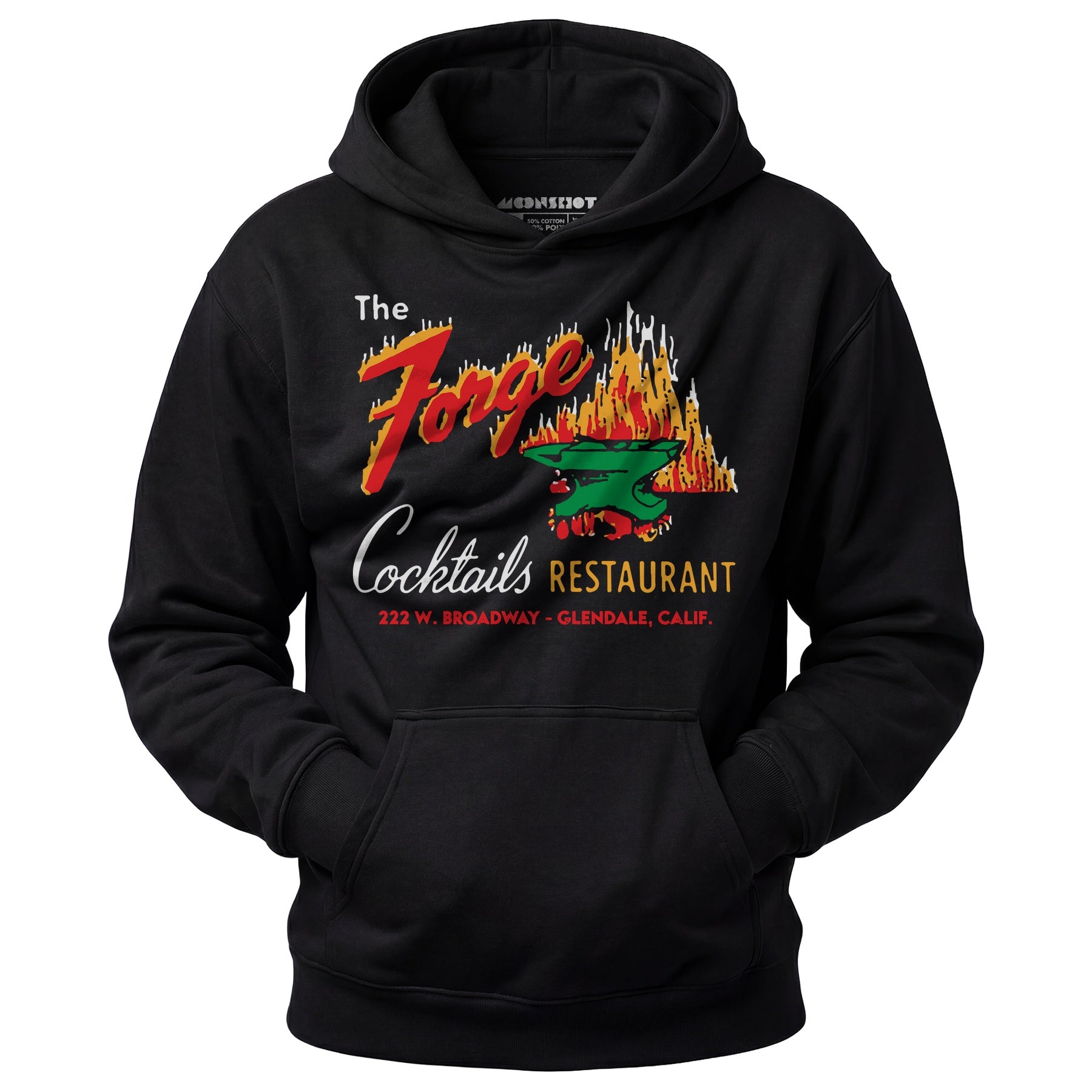 The Forge - Glendale, CA - Vintage Restaurant - Unisex Hoodie
