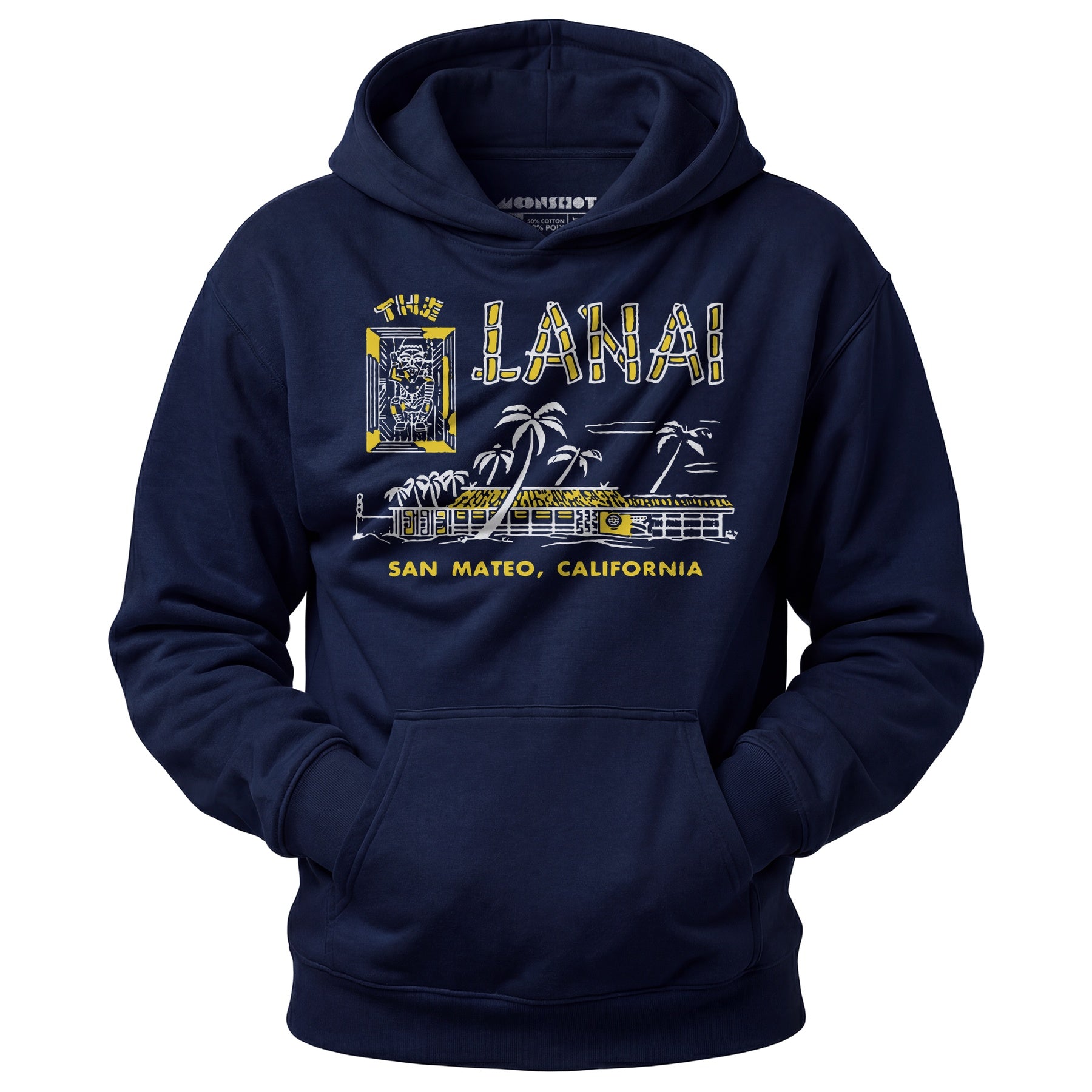 The Lanai - San Mateo, CA - Vintage Tiki Bar - Unisex Hoodie